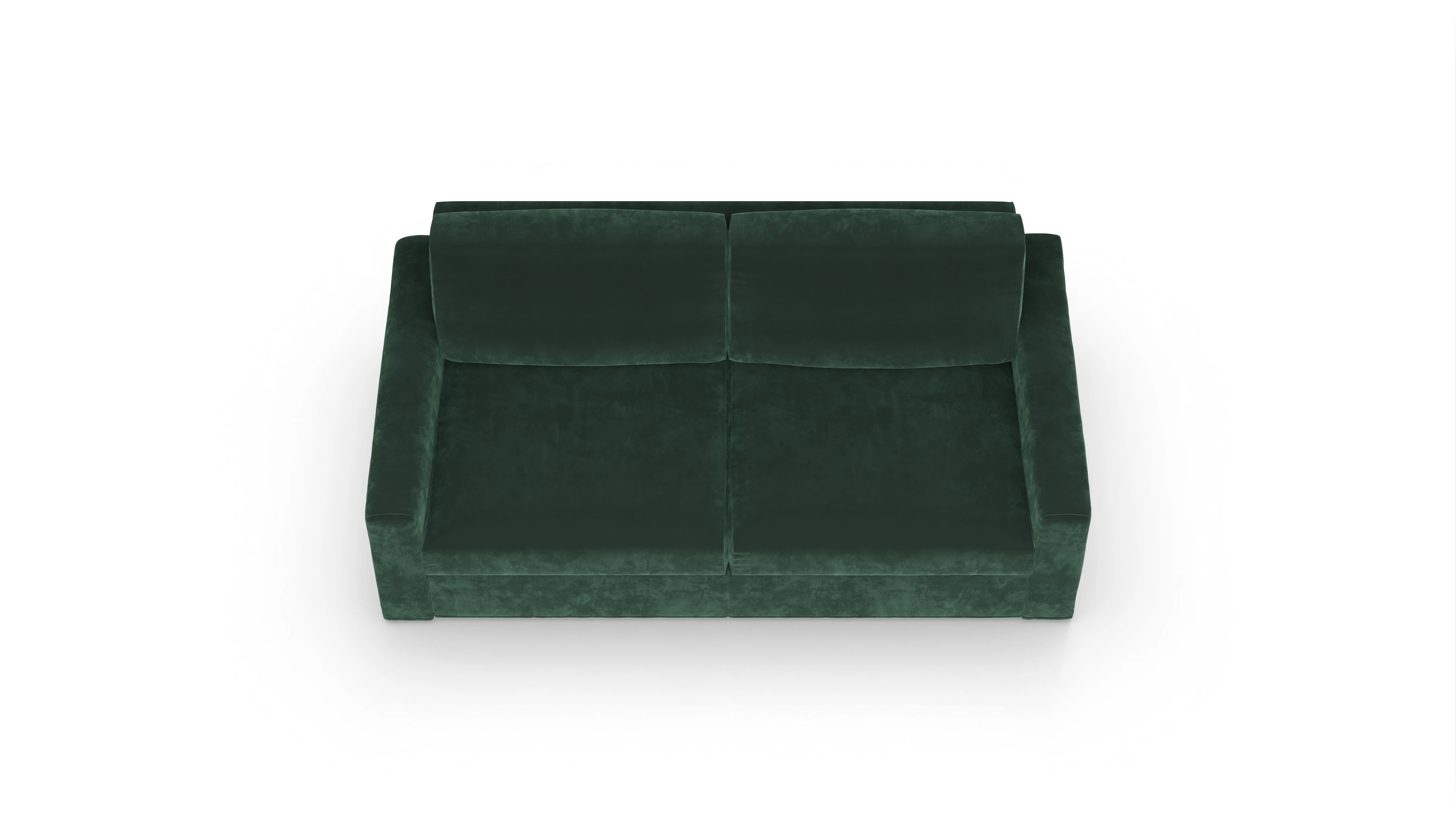 Ansicht des Produktes Vinanti 2,5-Sitzer in Samt grün