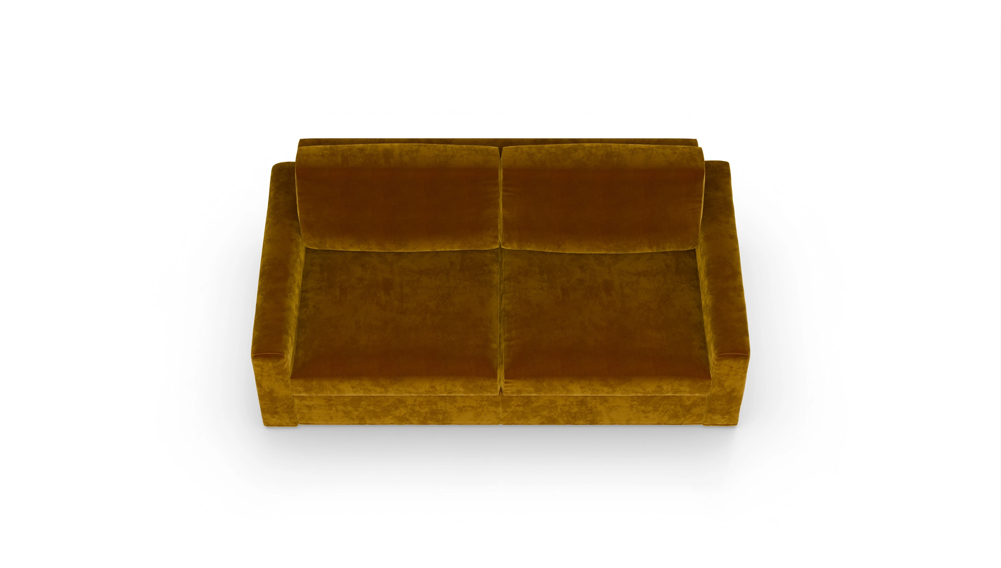 Ansicht des Produktes Vinanti 2,5-Sitzer in Samt gelb
