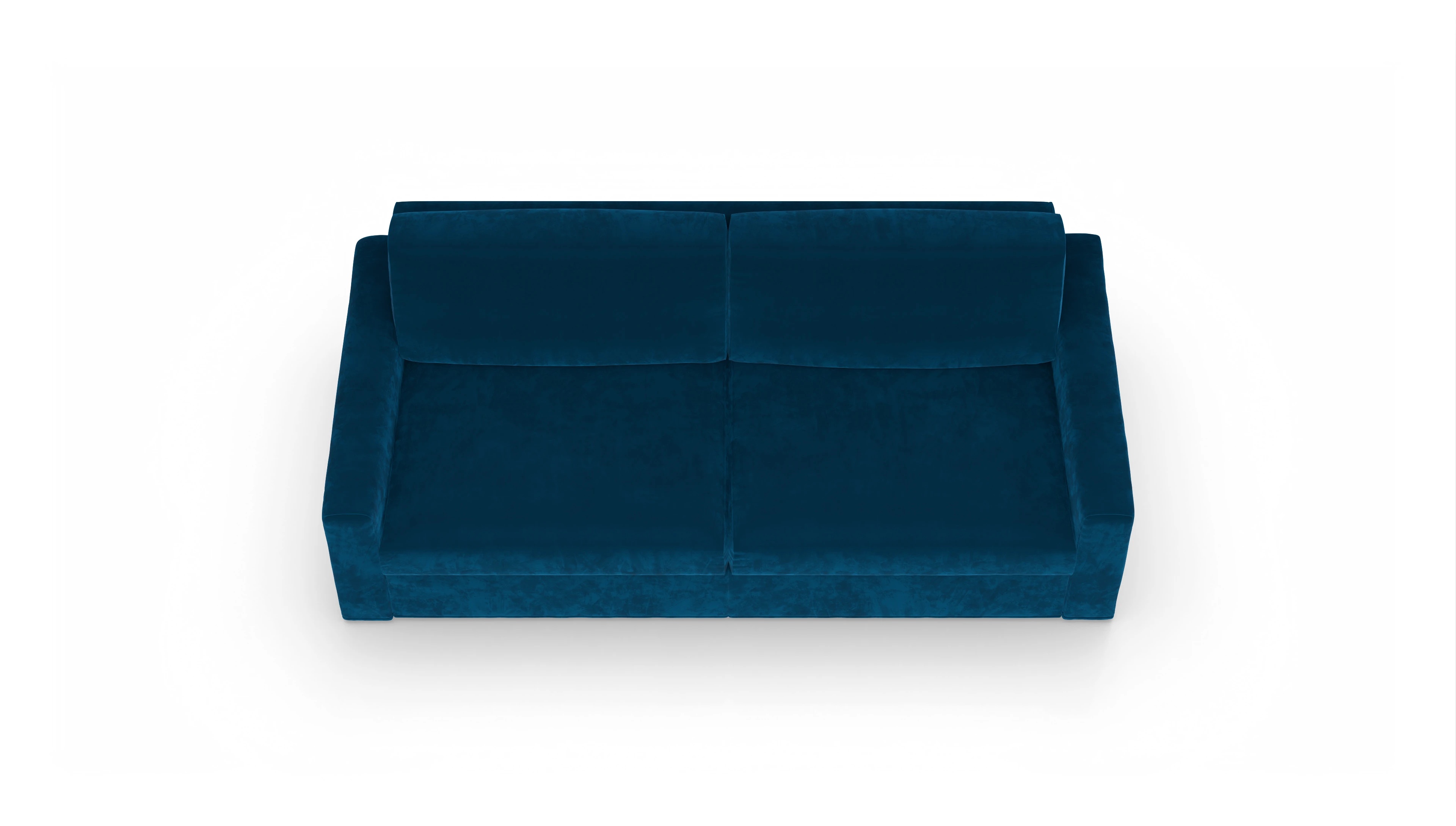 Ansicht des Produktes Vinanti 3-Sitzer in Samt blau