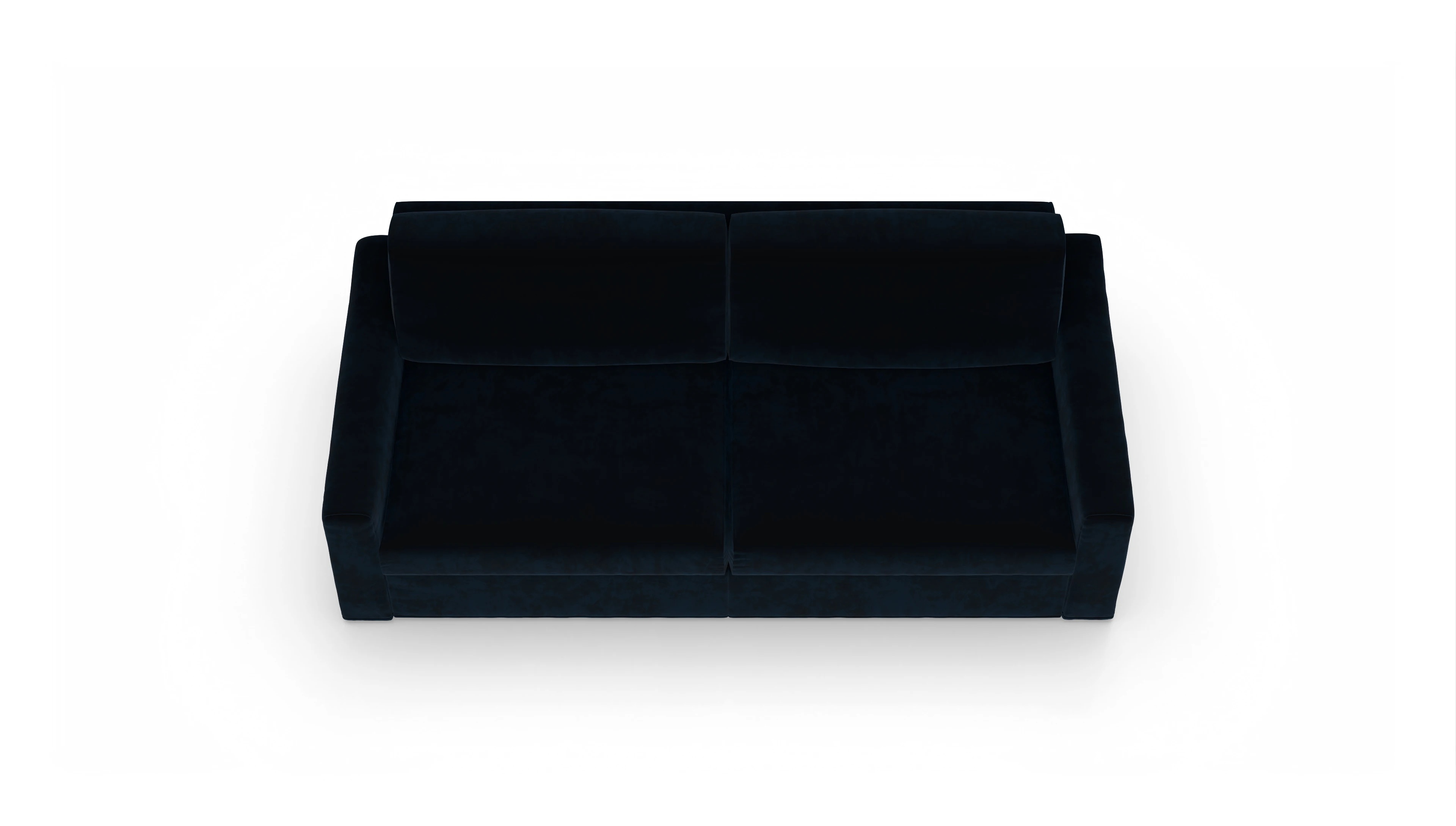 Ansicht des Produktes Vinanti 3-Sitzer in Samt blau