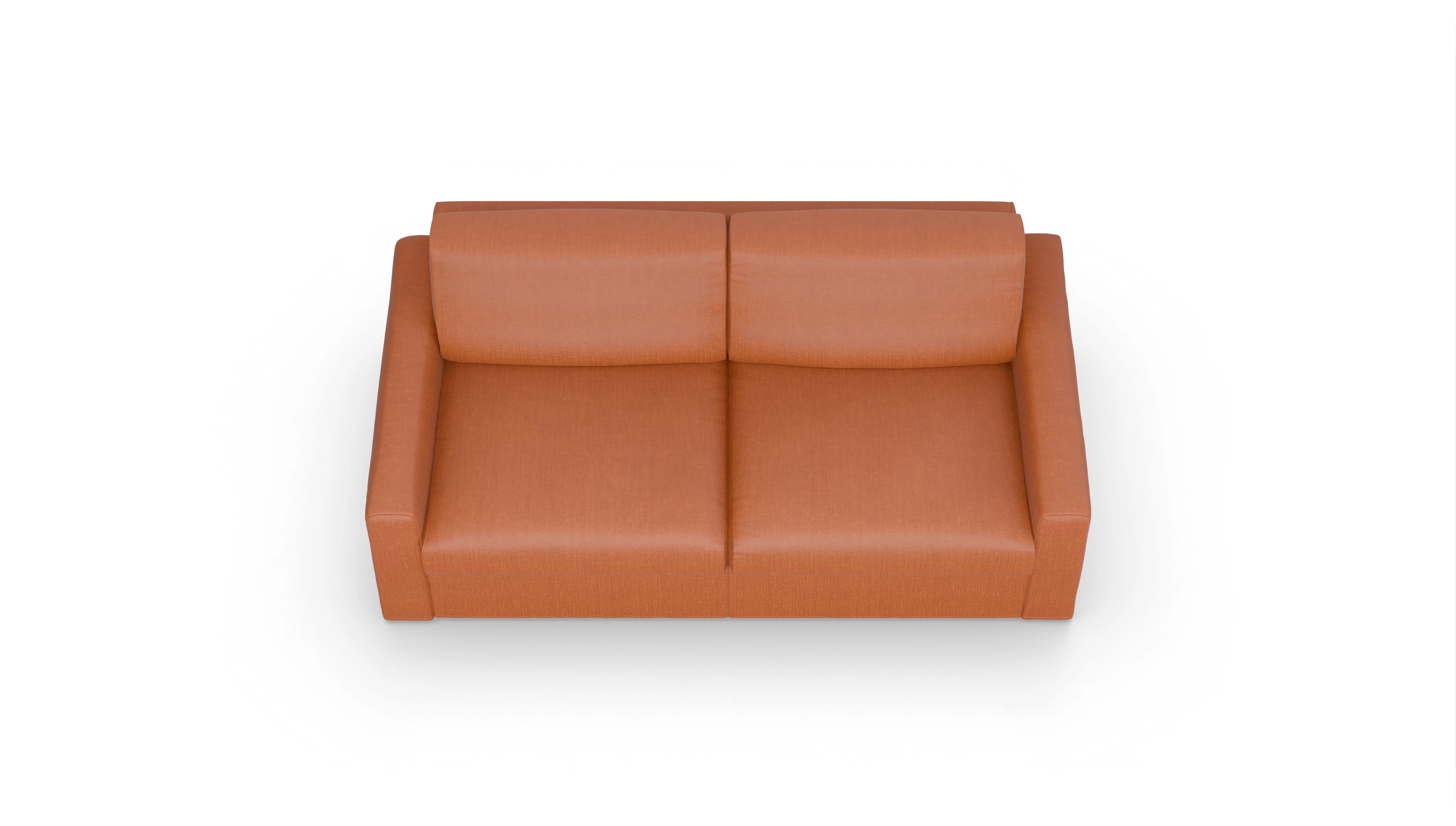 Ansicht des Produktes Vinanti 2,5-Sitzer in Stoff orange