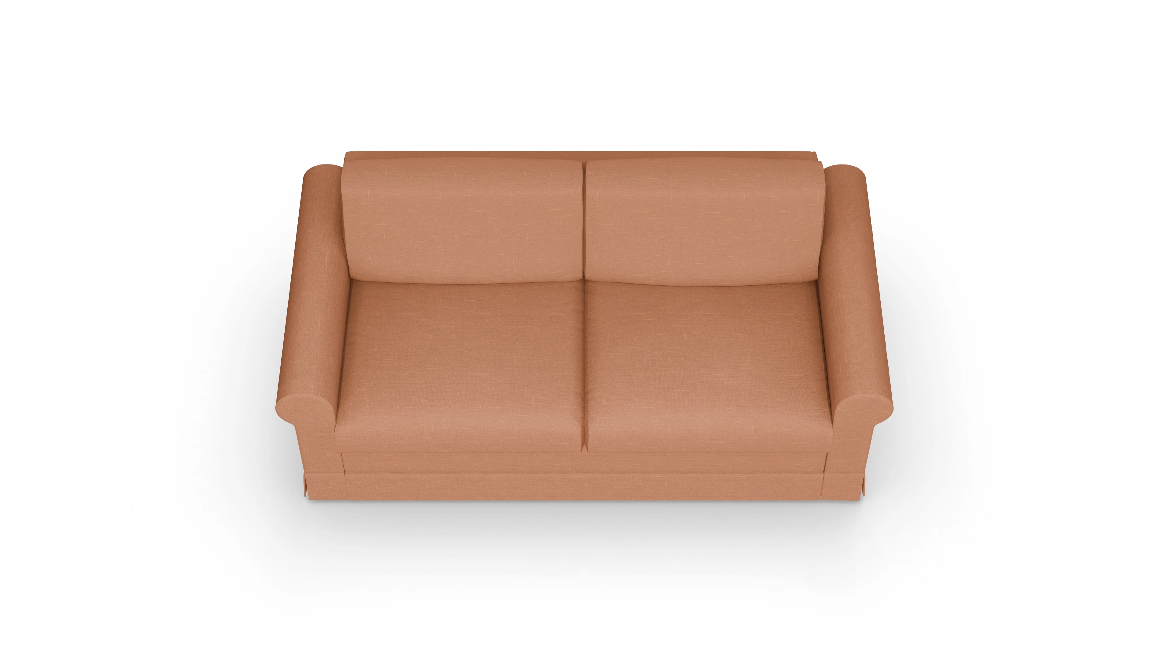 Ansicht des Produktes Bareteri 2,5-Sitzer in Stoff orange