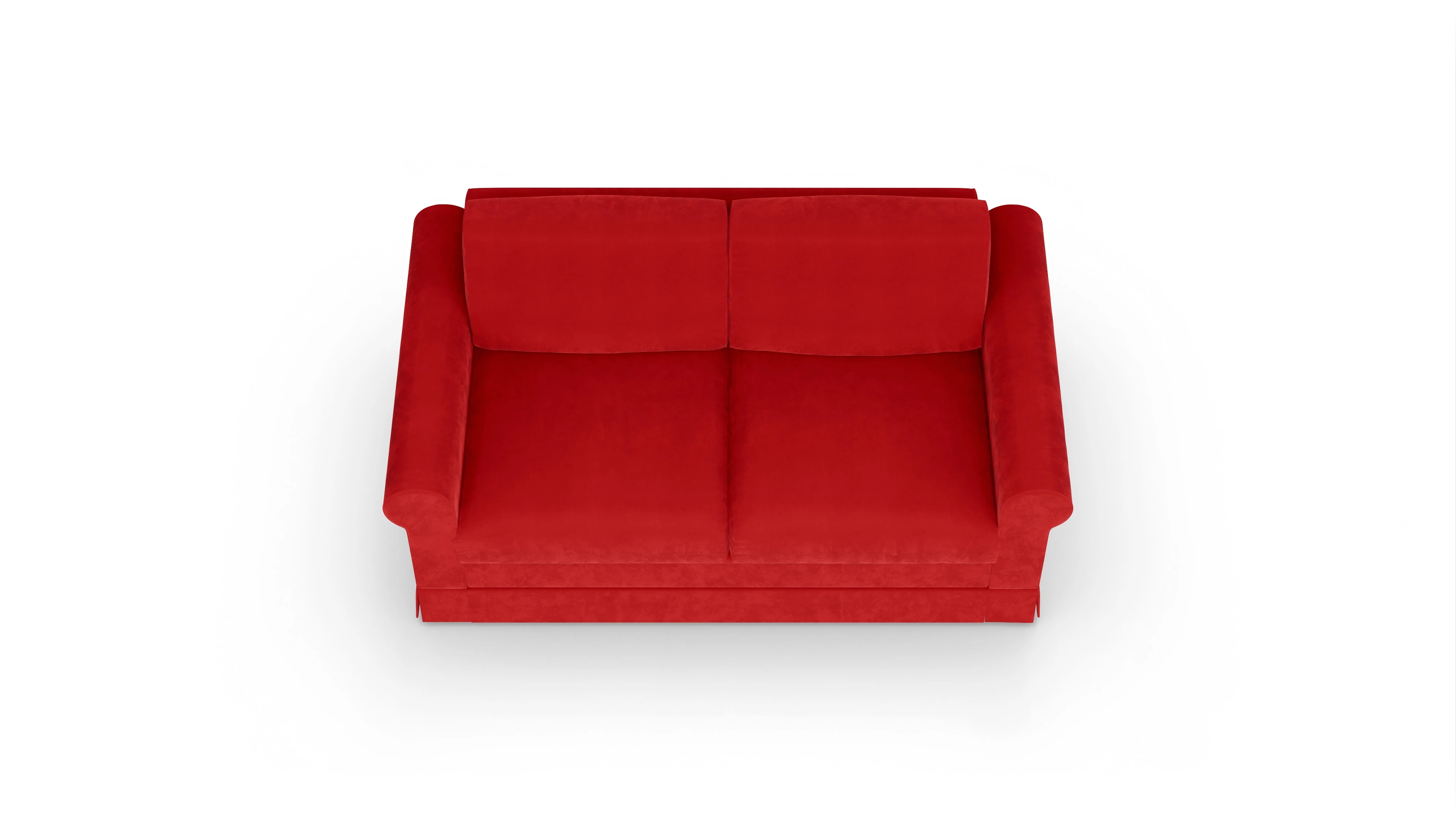 Ansicht des Produktes Bareteri 2-Sitzer in Samt rot