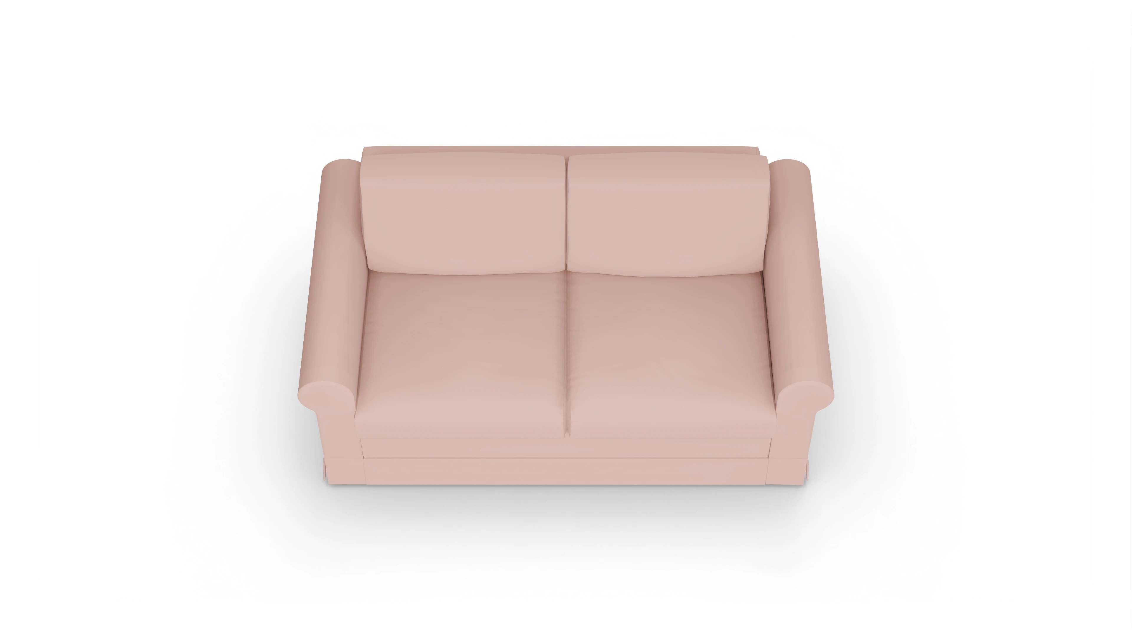 Schlafcouch Bareteri Ansicht des Produktes Bareteri 2-Sitzer in Samt rot