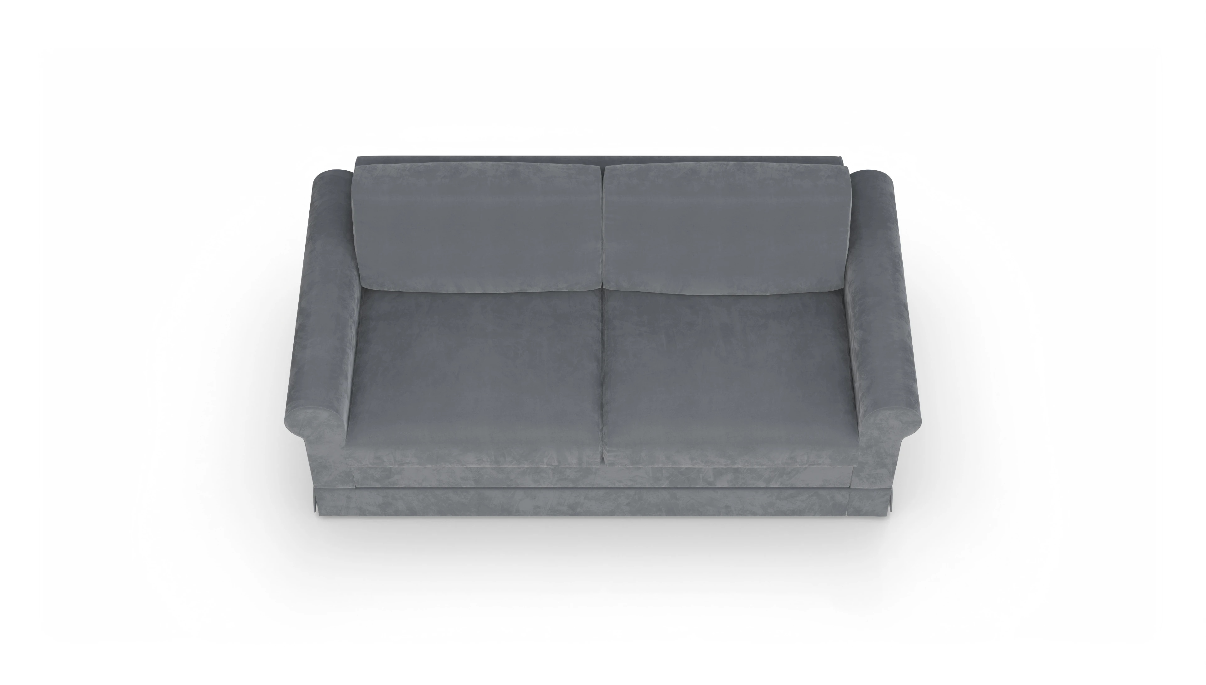 Schlafcouch Bareteri Ansicht des Produktes Bareteri 2,5-Sitzer in Samt grau