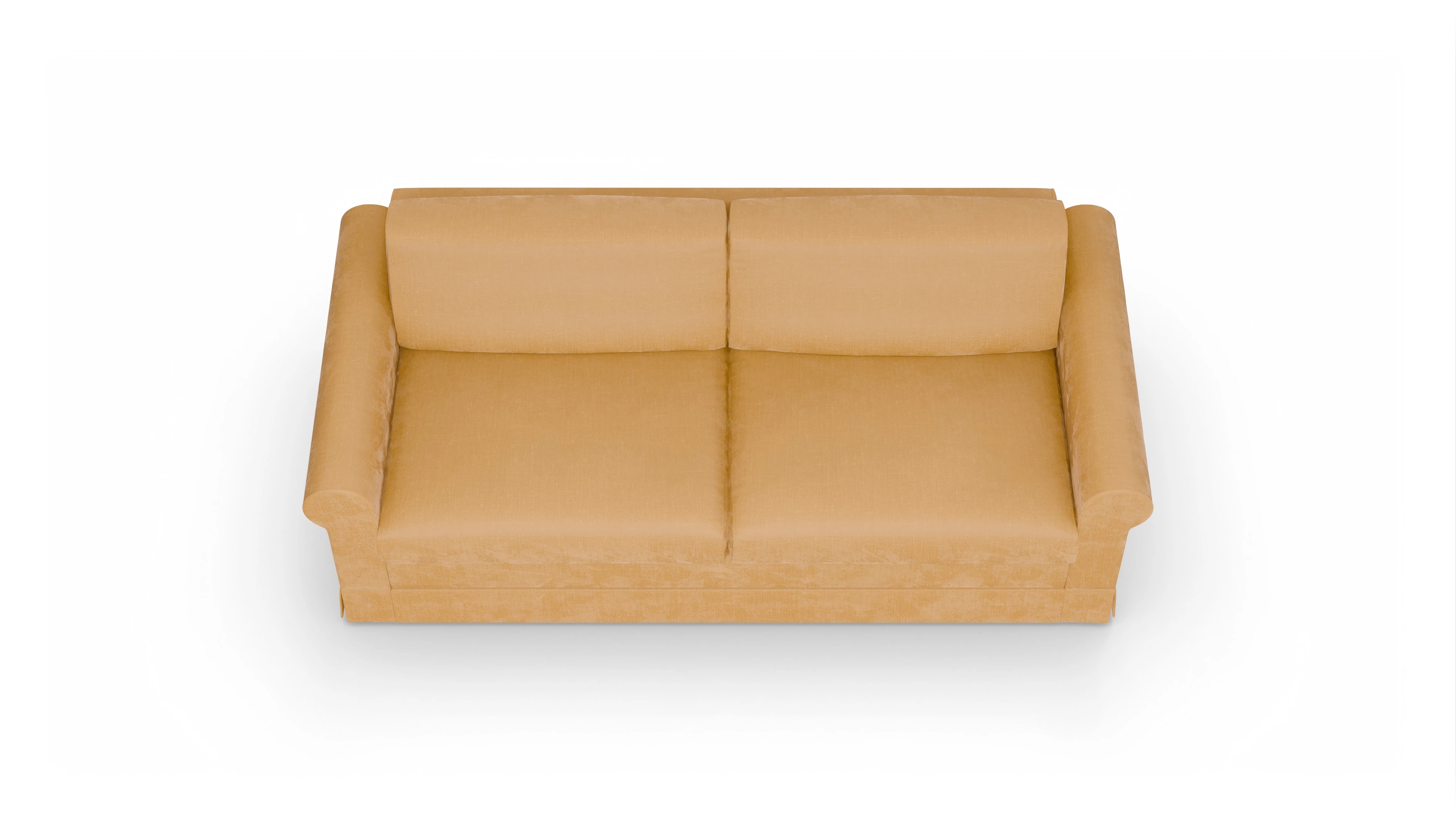 Schlafcouch Bareteri Ansicht des Produktes Bareteri 3-Sitzer in Stoff gelb