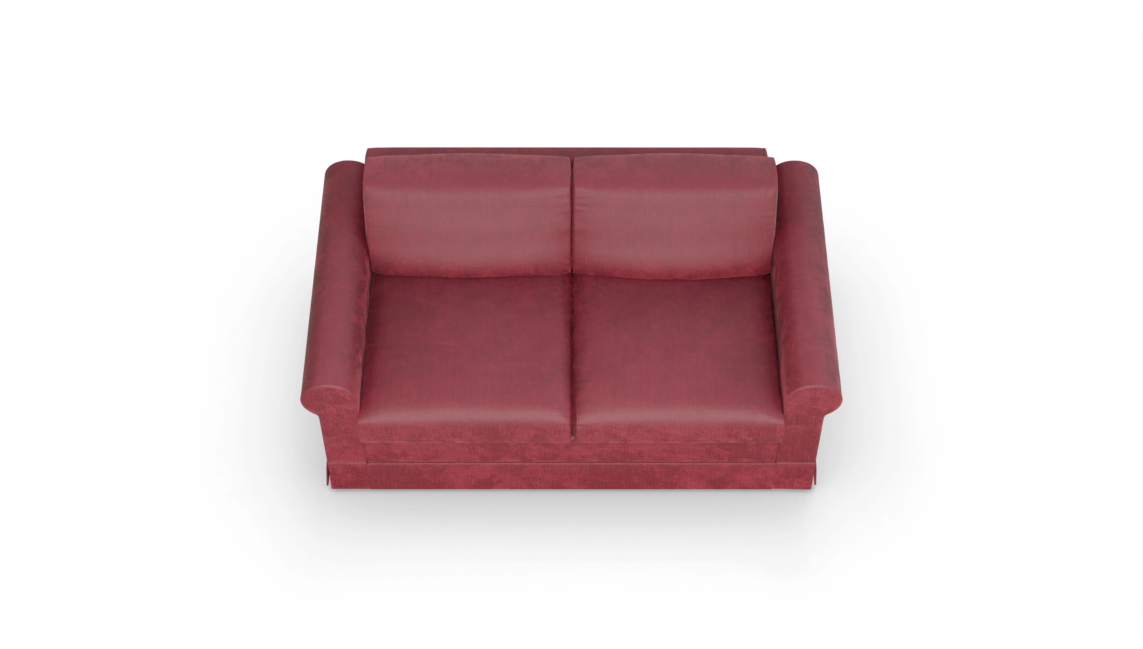 Ansicht des Produktes Bareteri 2-Sitzer in Stoff rot