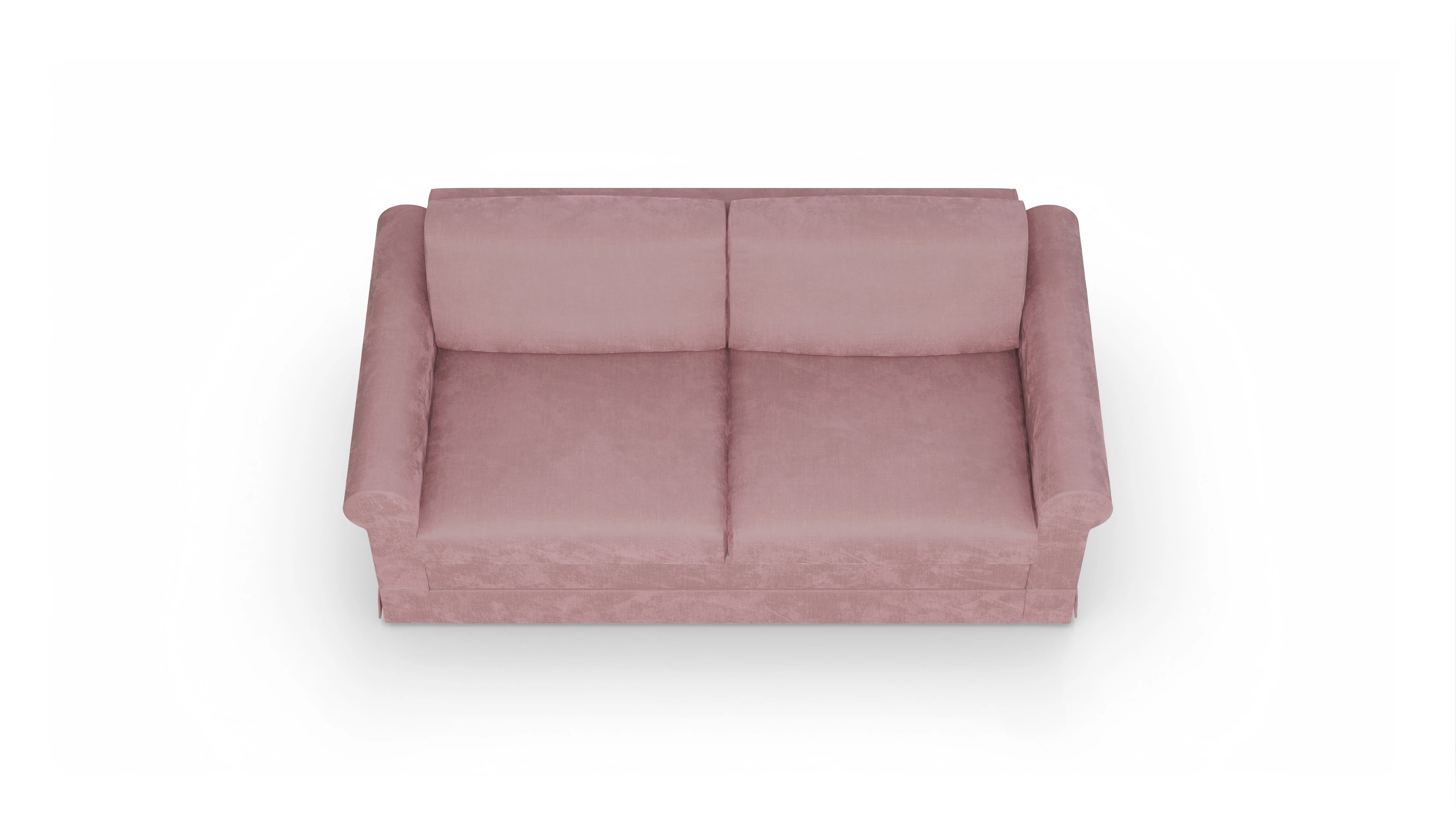 Schlafcouch Bareteri Ansicht des Produktes Bareteri 2,5-Sitzer in Stoff rot