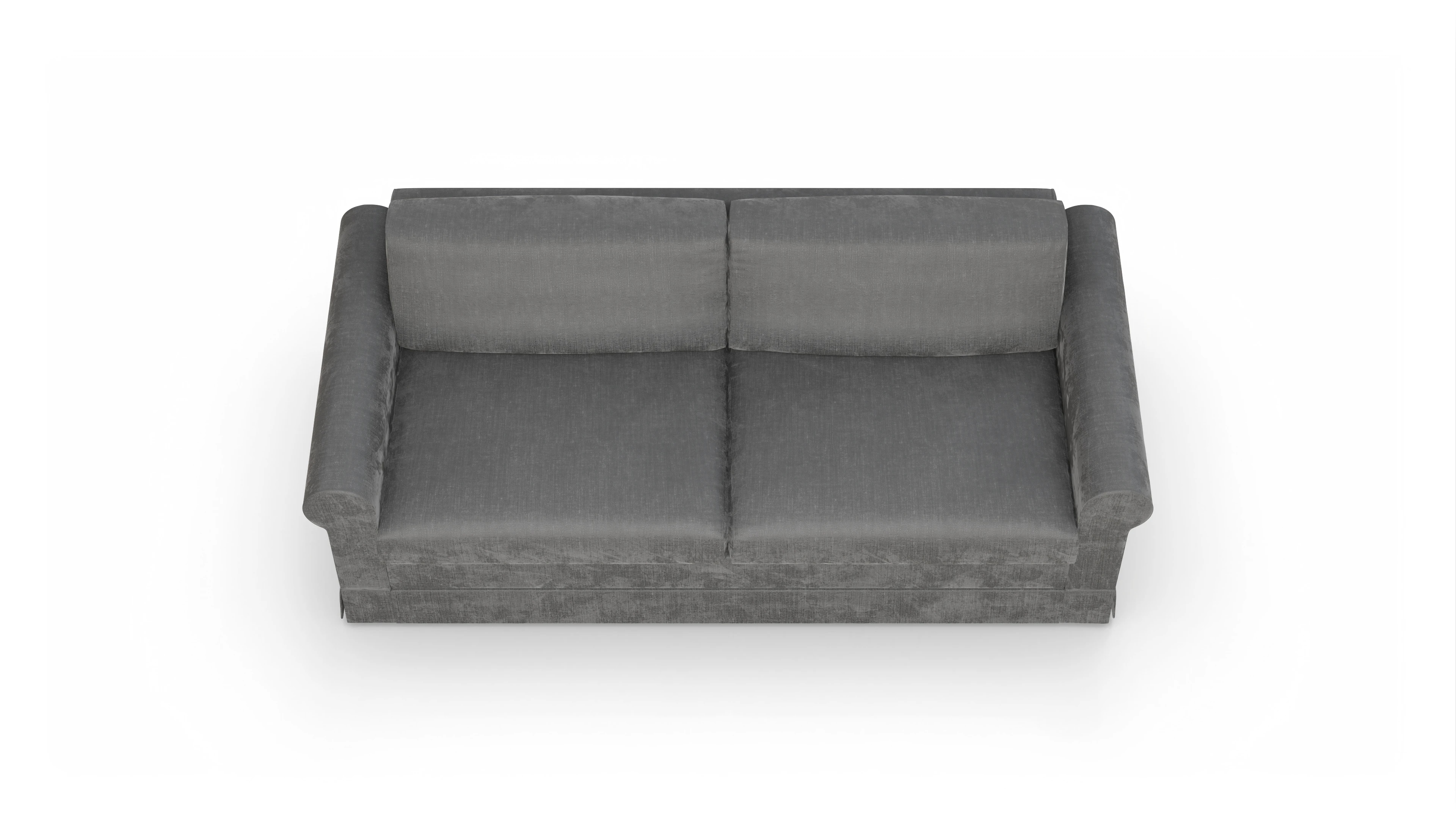 Schlafcouch Bareteri Ansicht des Produktes Bareteri 3-Sitzer in Stoff grau