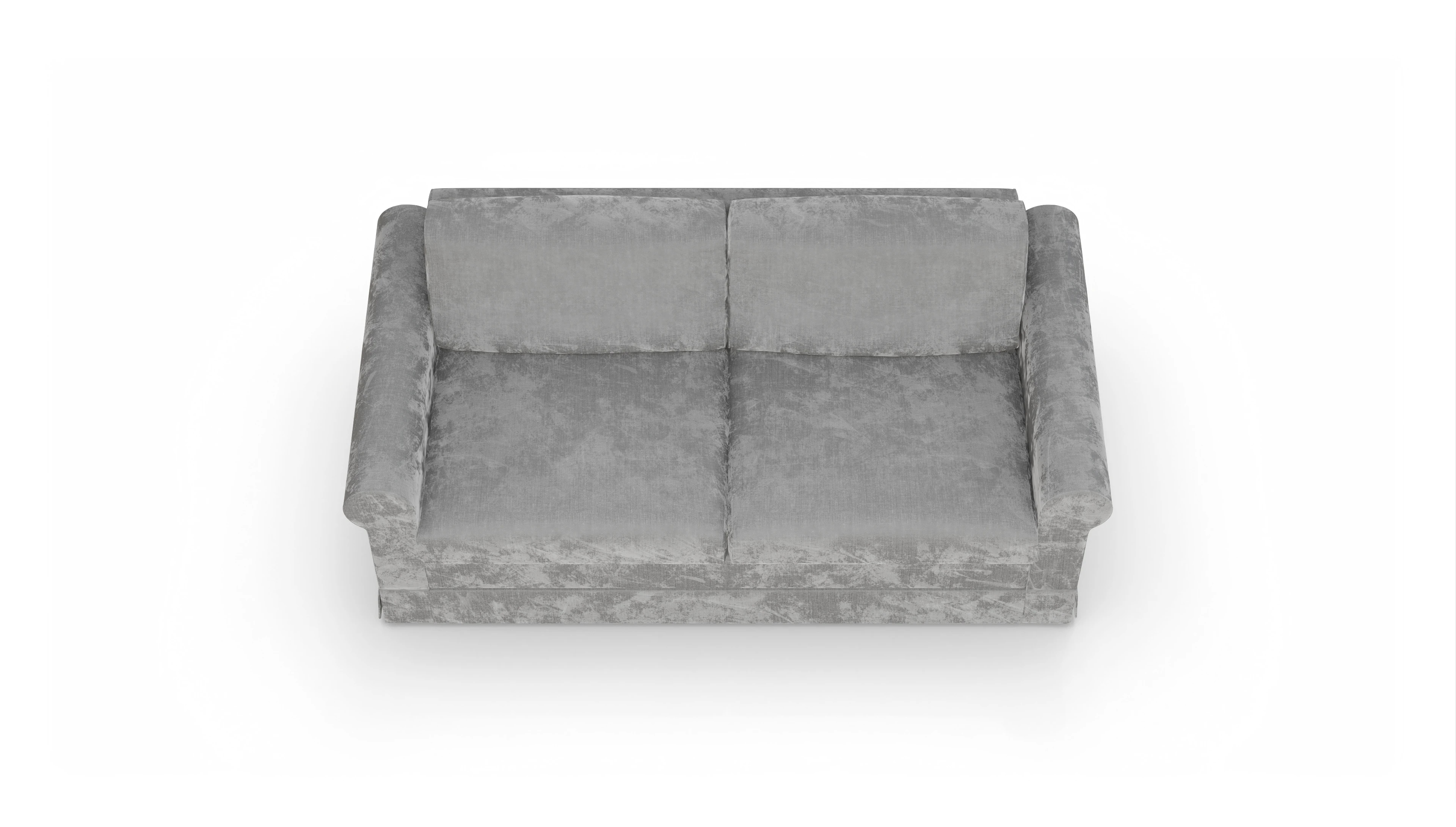Schlafcouch Bareteri Ansicht des Produktes Bareteri 2,5-Sitzer in Stoff grau
