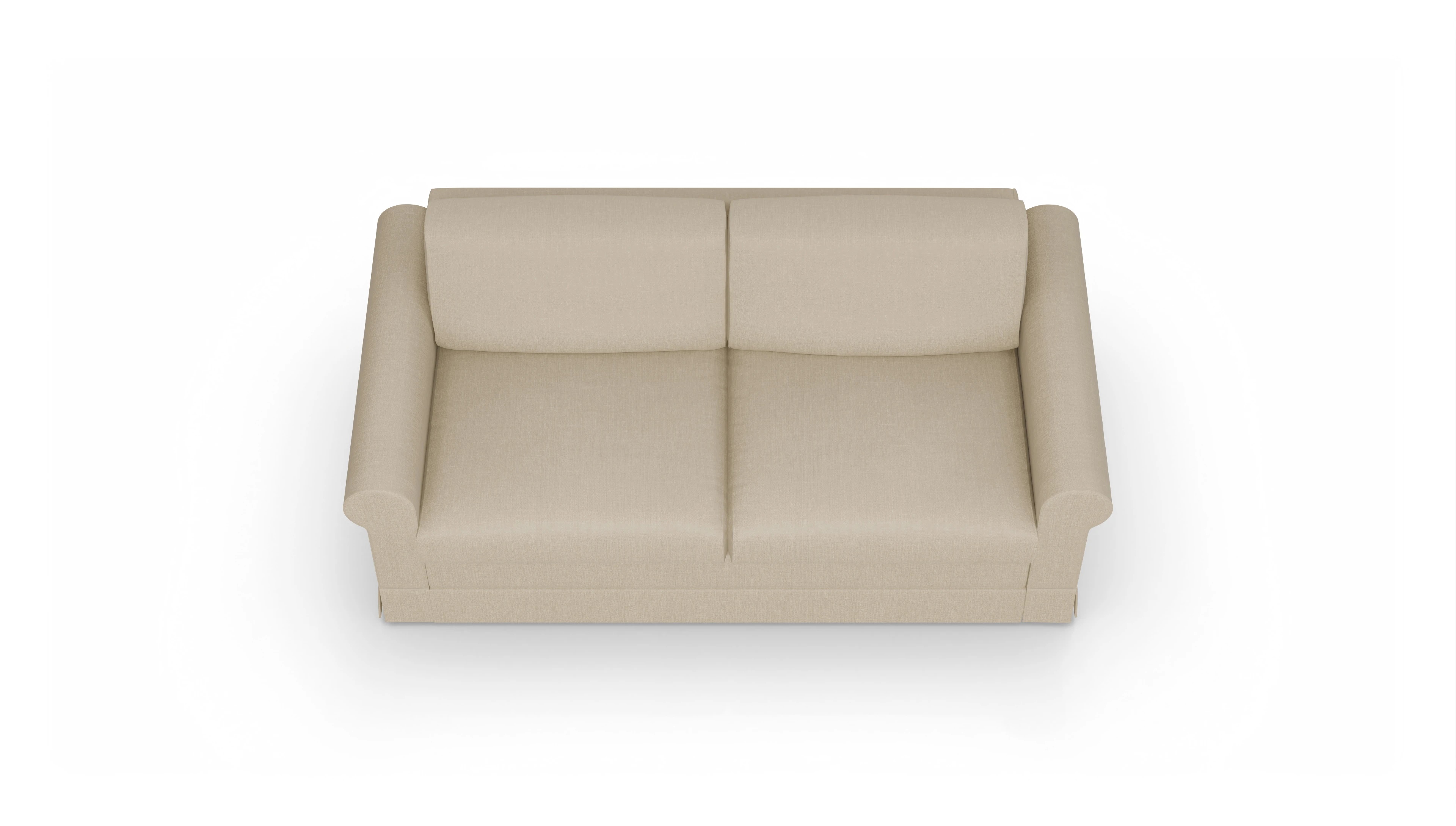 Schlafcouch Bareteri Ansicht des Produktes Bareteri 2,5-Sitzer in Stoff beige