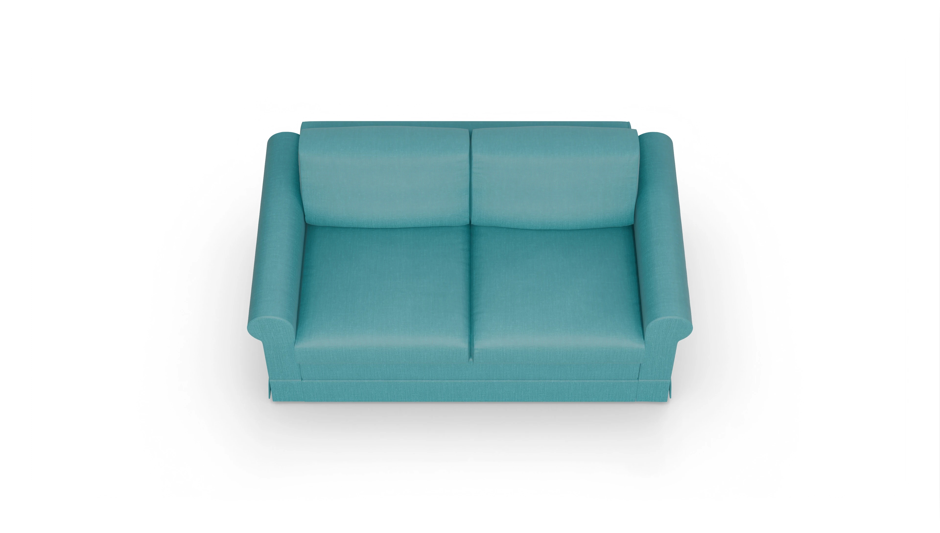 Schlafcouch Bareteri Ansicht des Produktes Bareteri 2-Sitzer in Stoff blau
