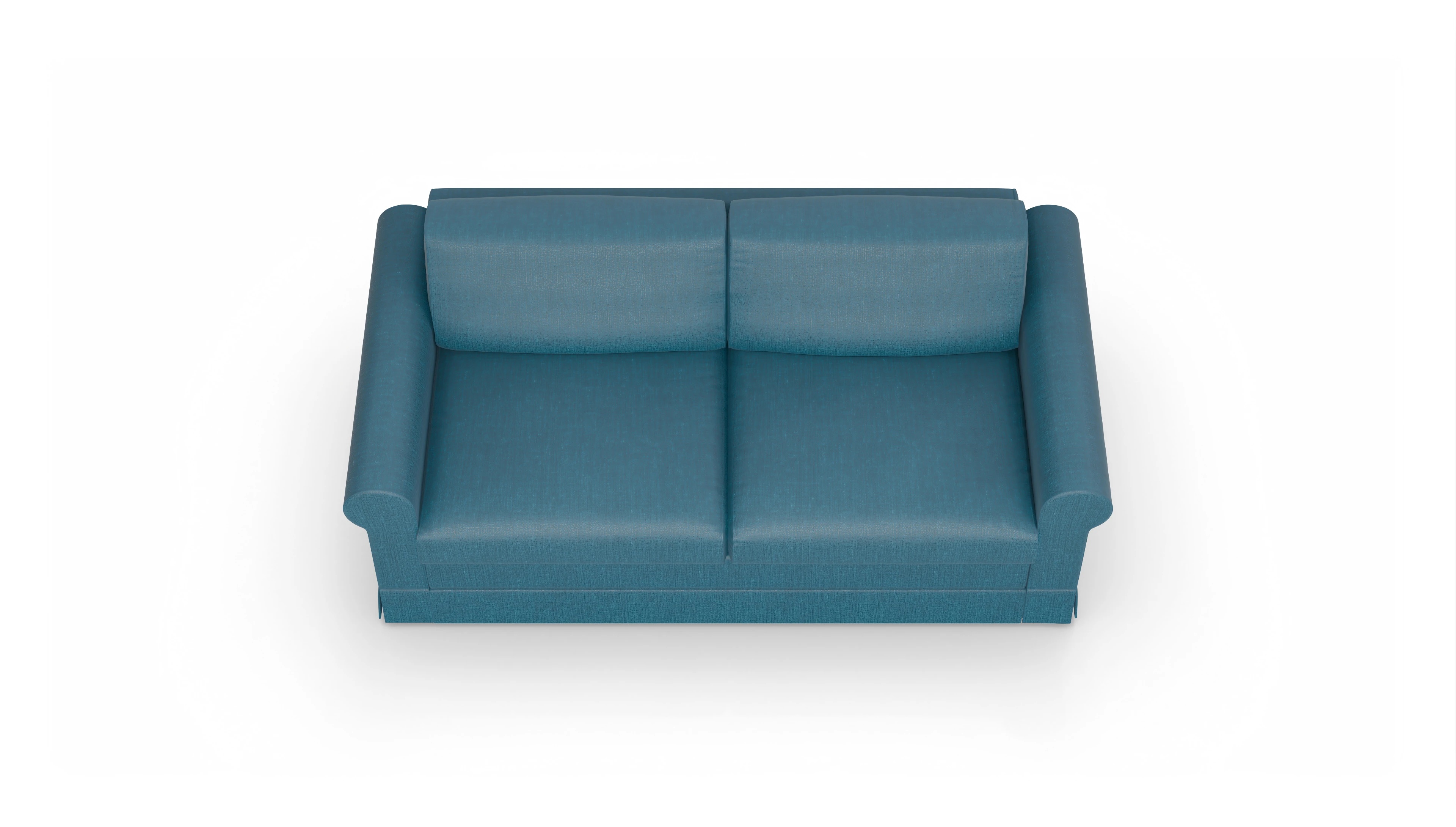 Schlafcouch Bareteri Ansicht des Produktes Bareteri 2,5-Sitzer in Stoff blau