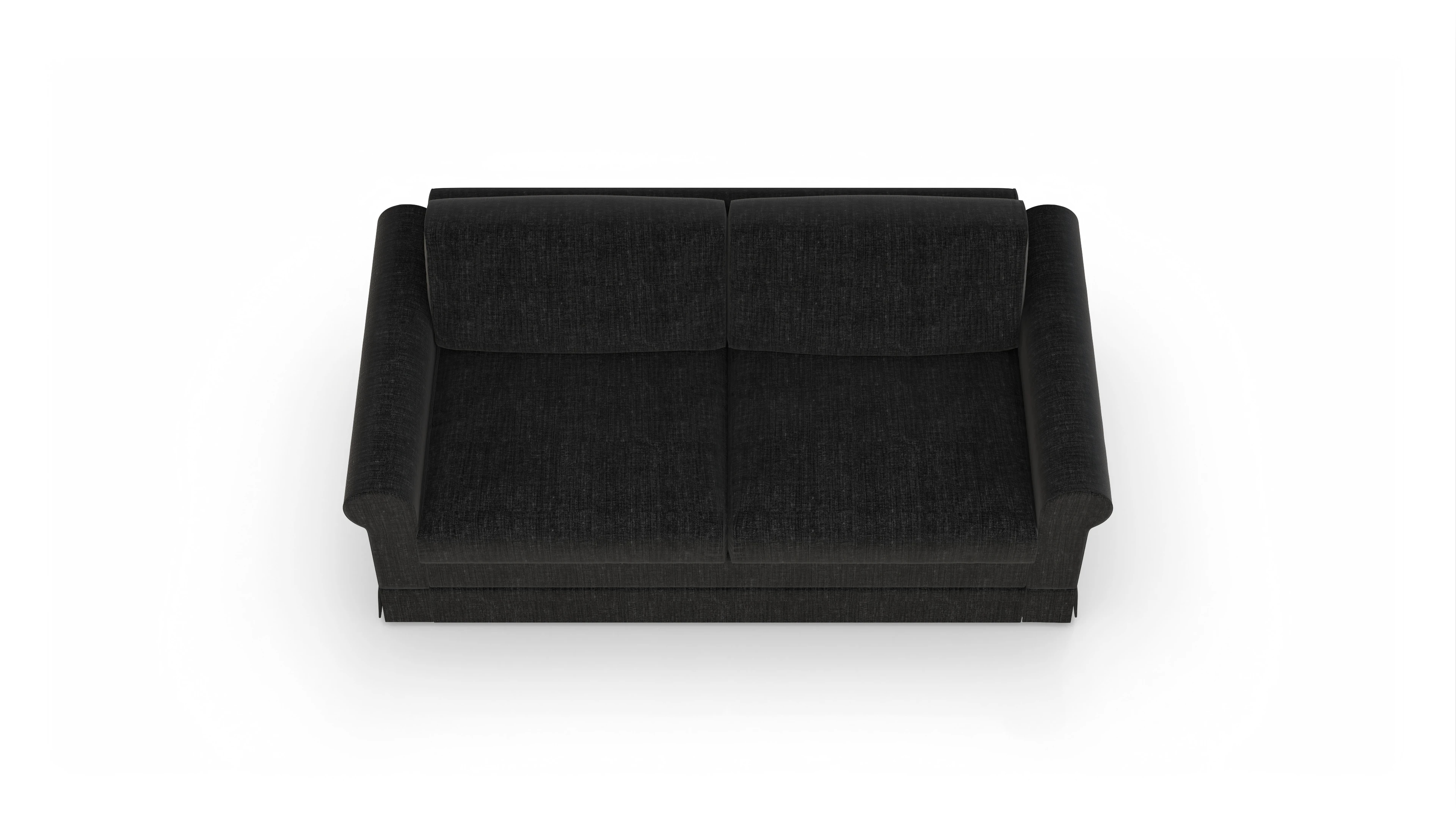 Ansicht des Produktes Bareteri 2,5-Sitzer in Stoff schwarz