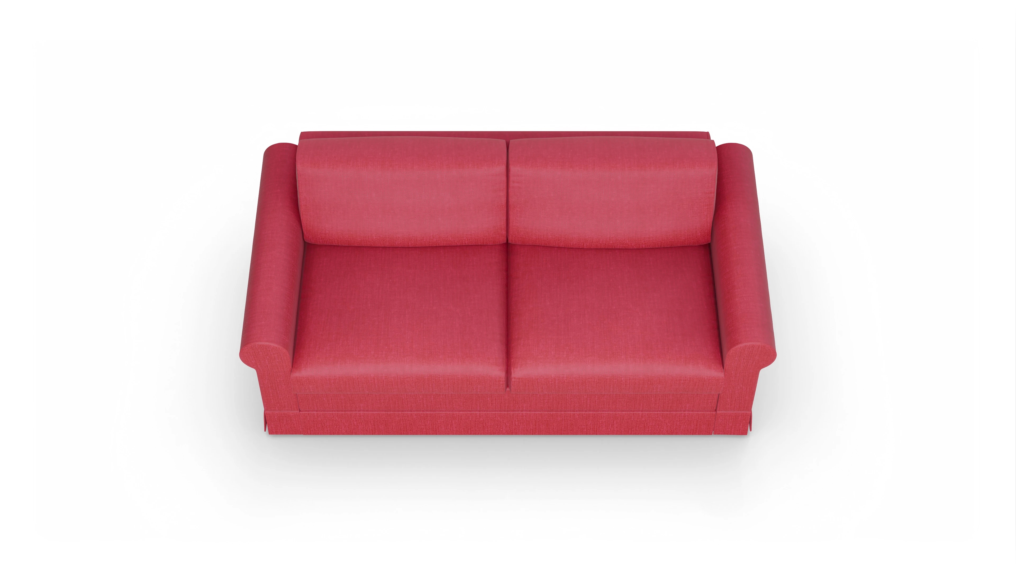 Ansicht des Produktes Bareteri 2,5-Sitzer in Stoff rot