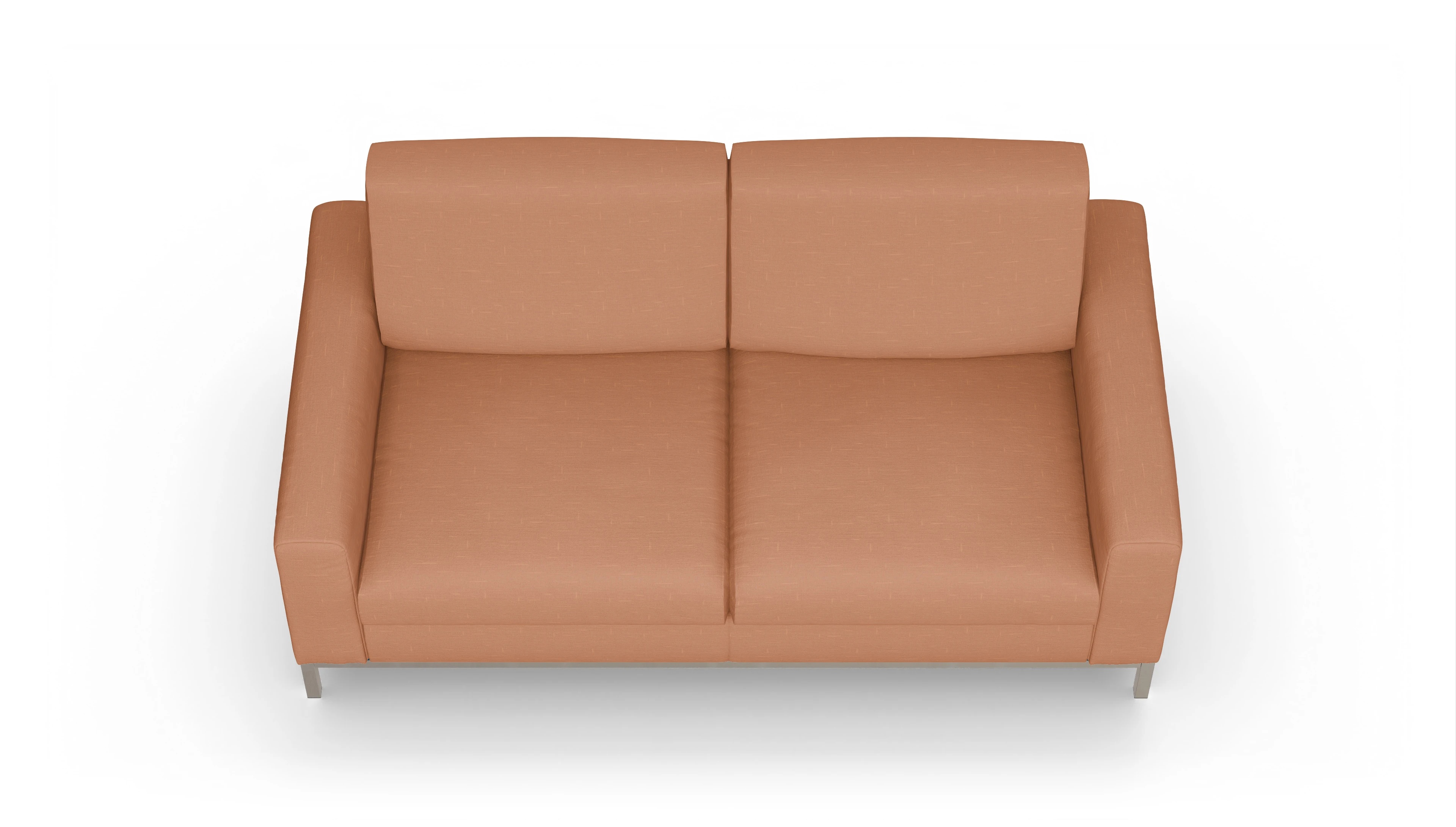 Ansicht des Produktes Paglia 2,5-Sitzer in Stoff orange