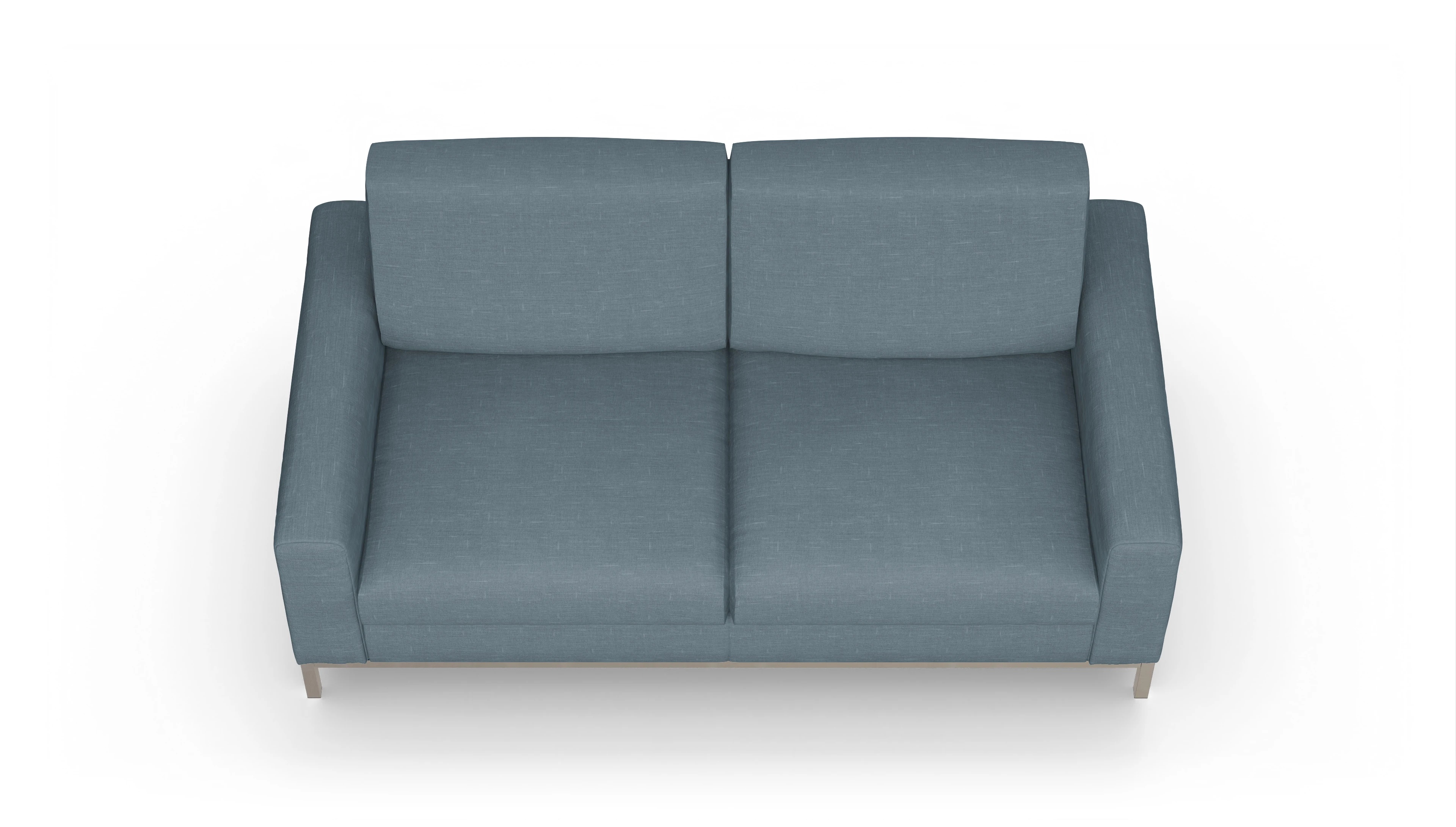 Ansicht des Produktes Paglia 2,5-Sitzer in Stoff blau