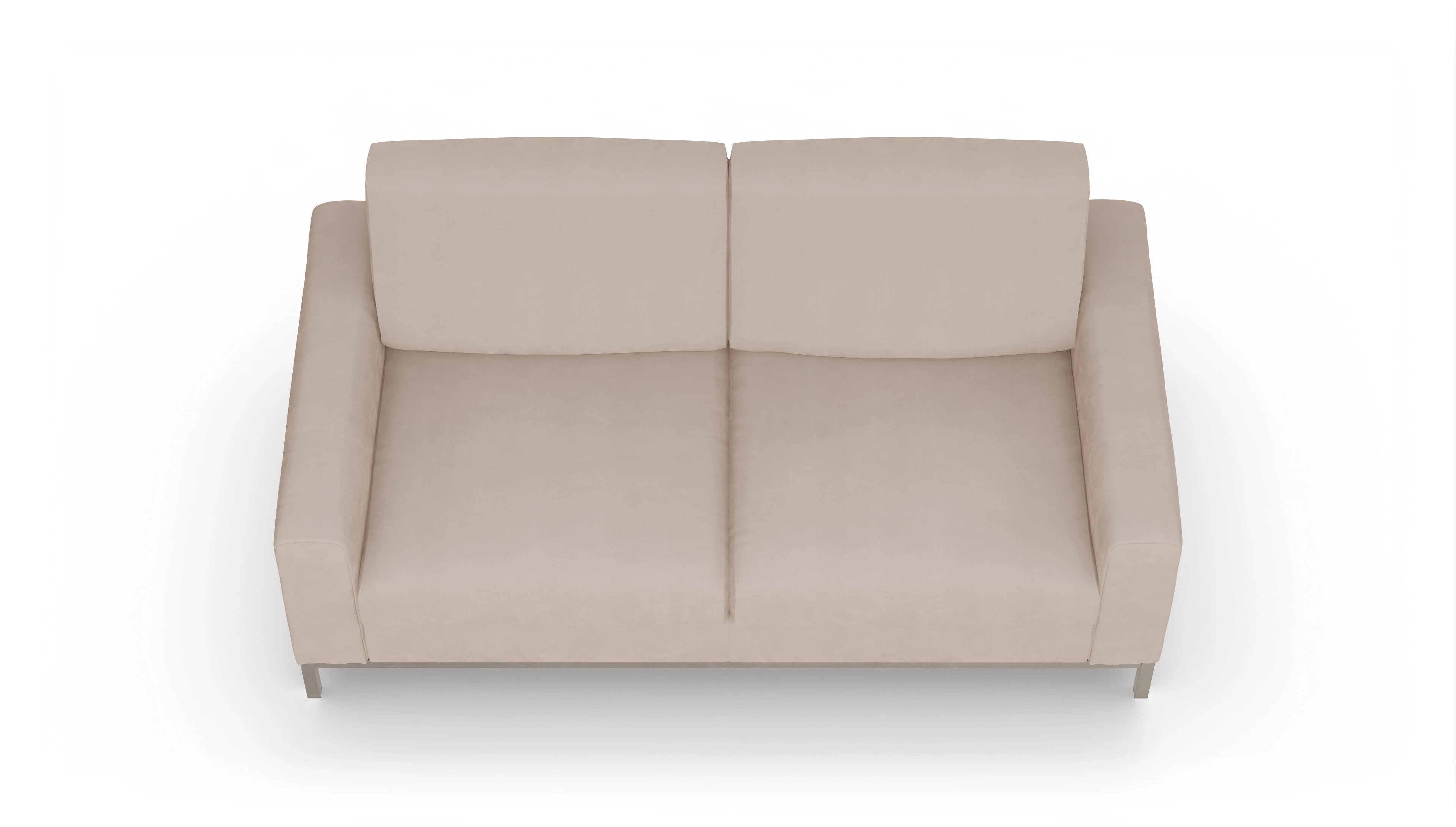 Ansicht des Produktes Paglia 2,5-Sitzer in Samt beige