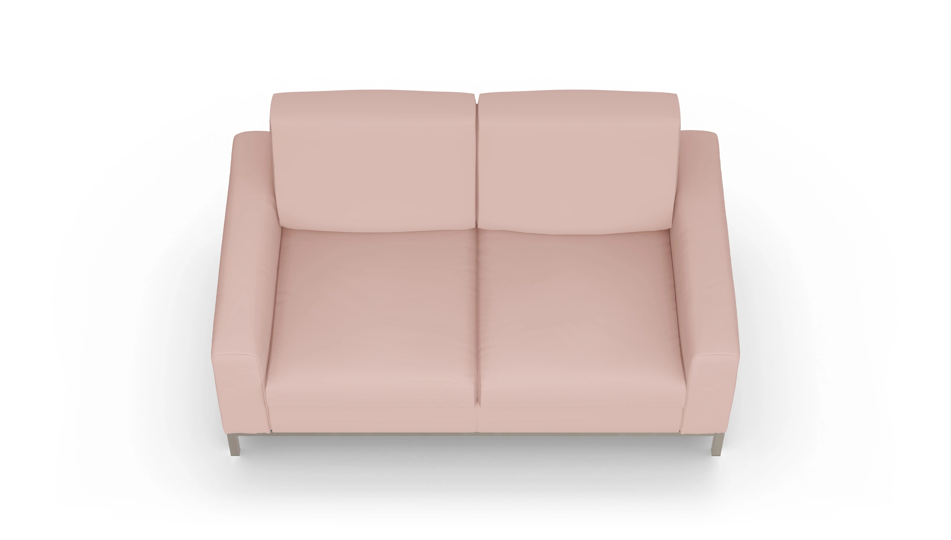 Designer-Schlafsofa Paglia Ansicht des Produktes Paglia 2-Sitzer in Samt rot