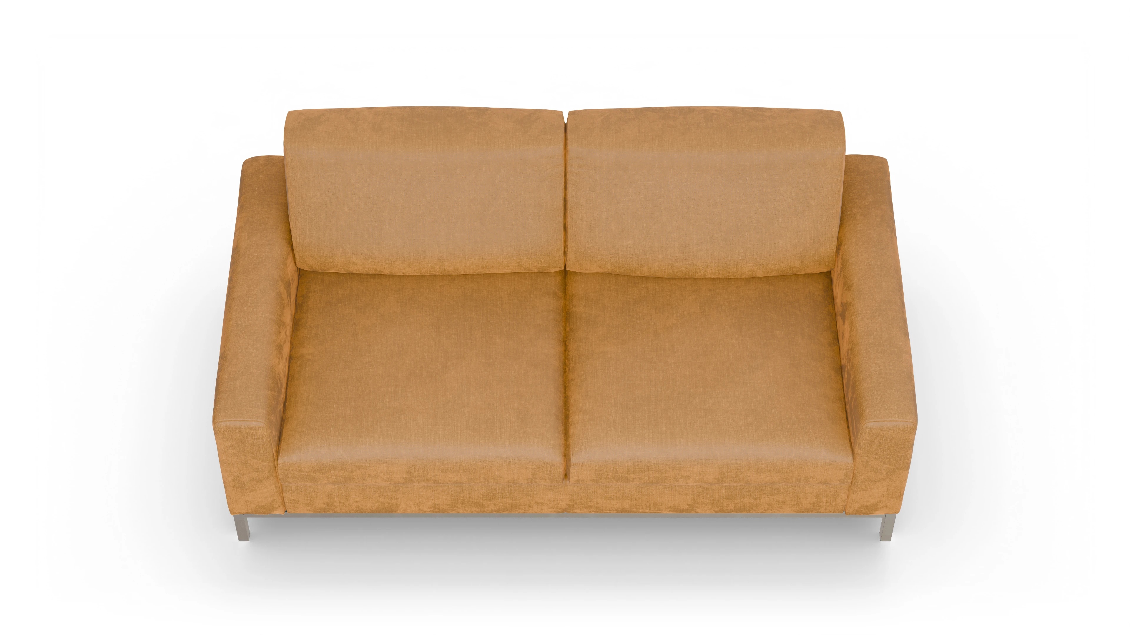 Designer-Schlafsofa Paglia Ansicht des Produktes Paglia 2,5-Sitzer in Stoff braun