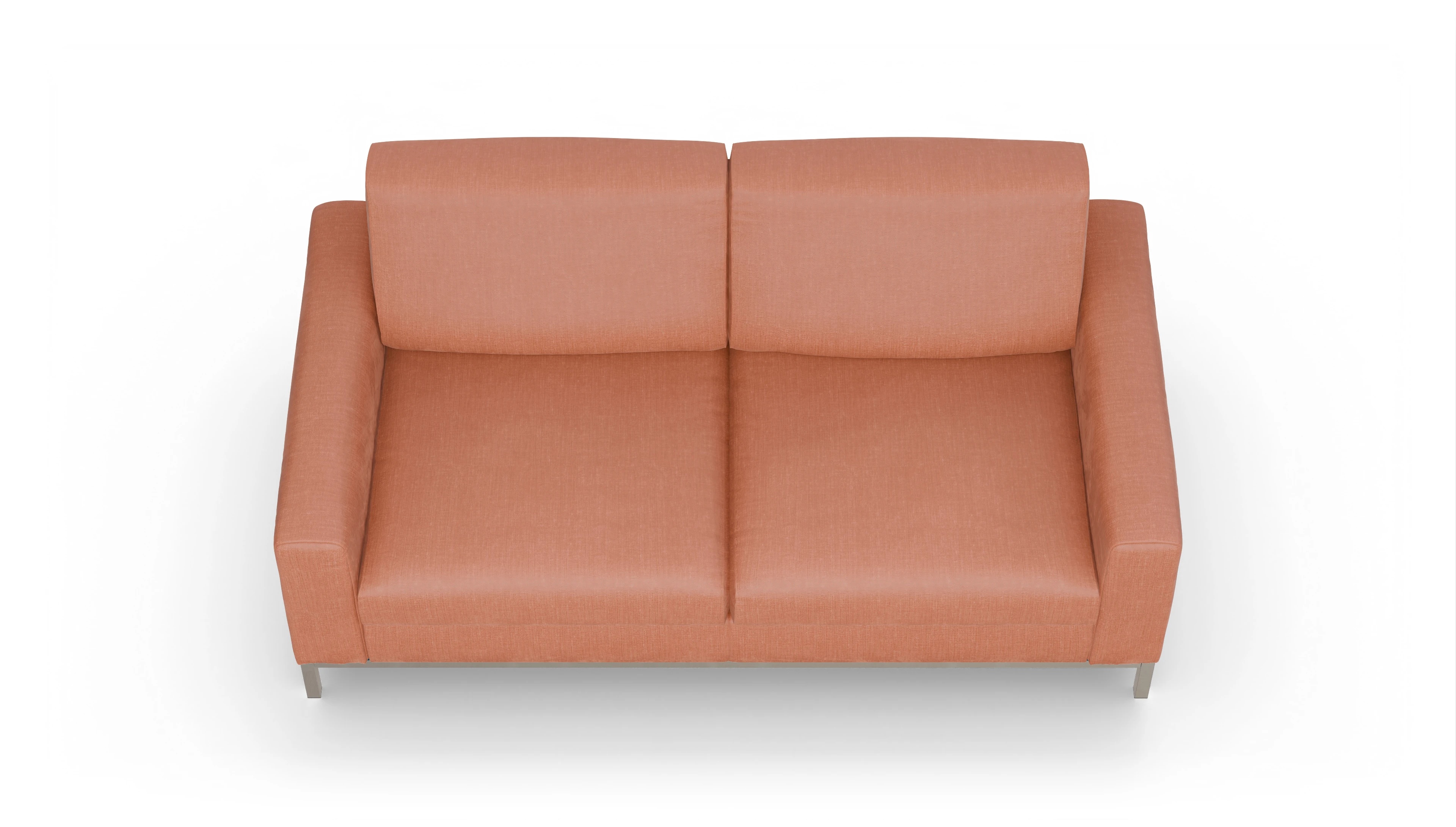 Ansicht des Produktes Paglia 2,5-Sitzer in Stoff orange