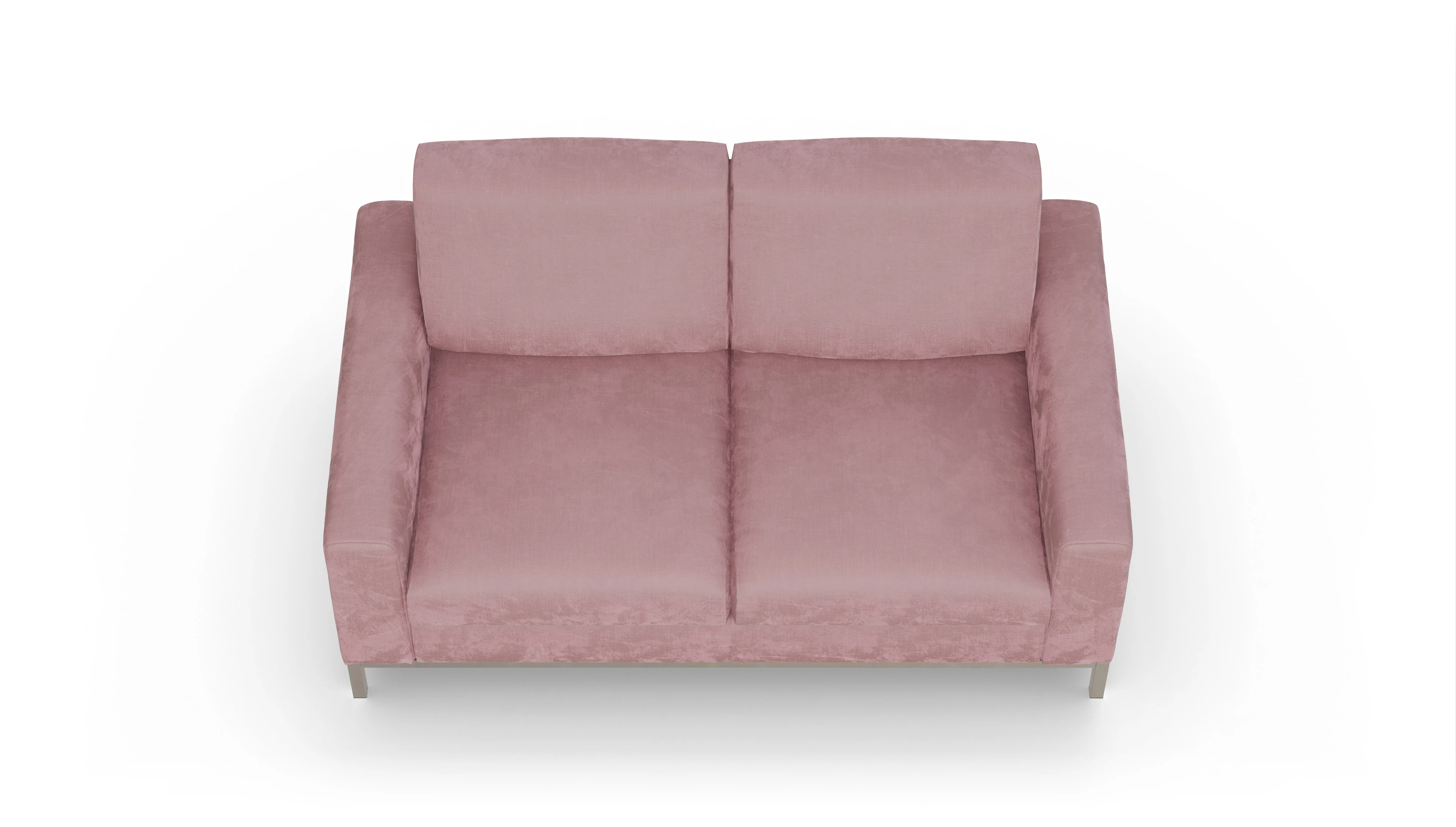 Designer-Schlafsofa Paglia Ansicht des Produktes Paglia 2-Sitzer in Stoff rot