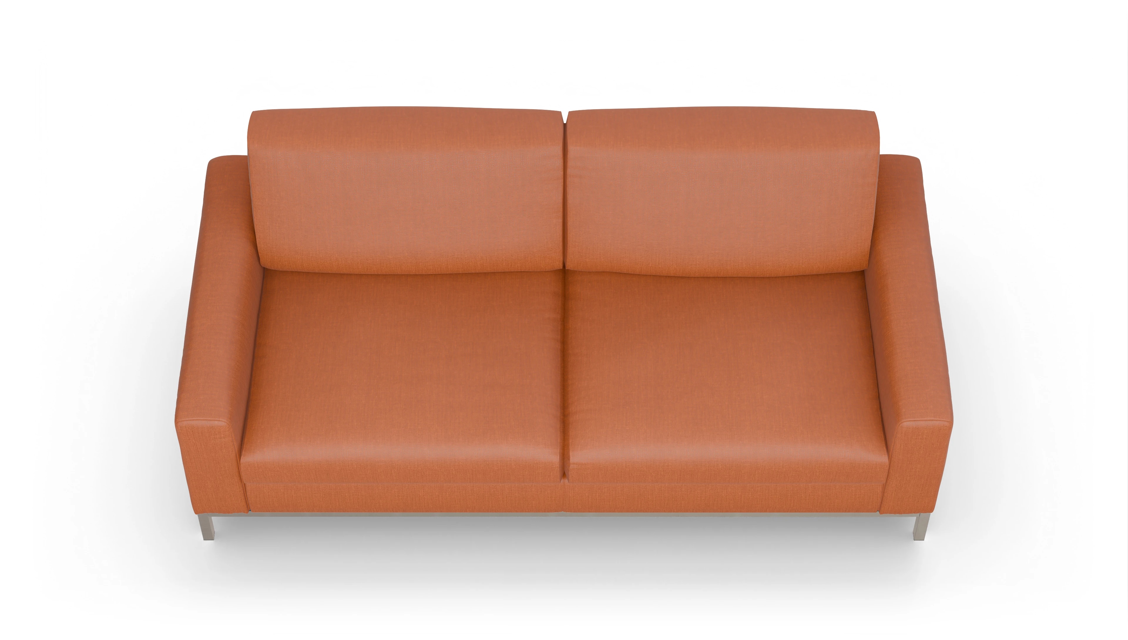 Ansicht des Produktes Paglia 3-Sitzer in Stoff orange