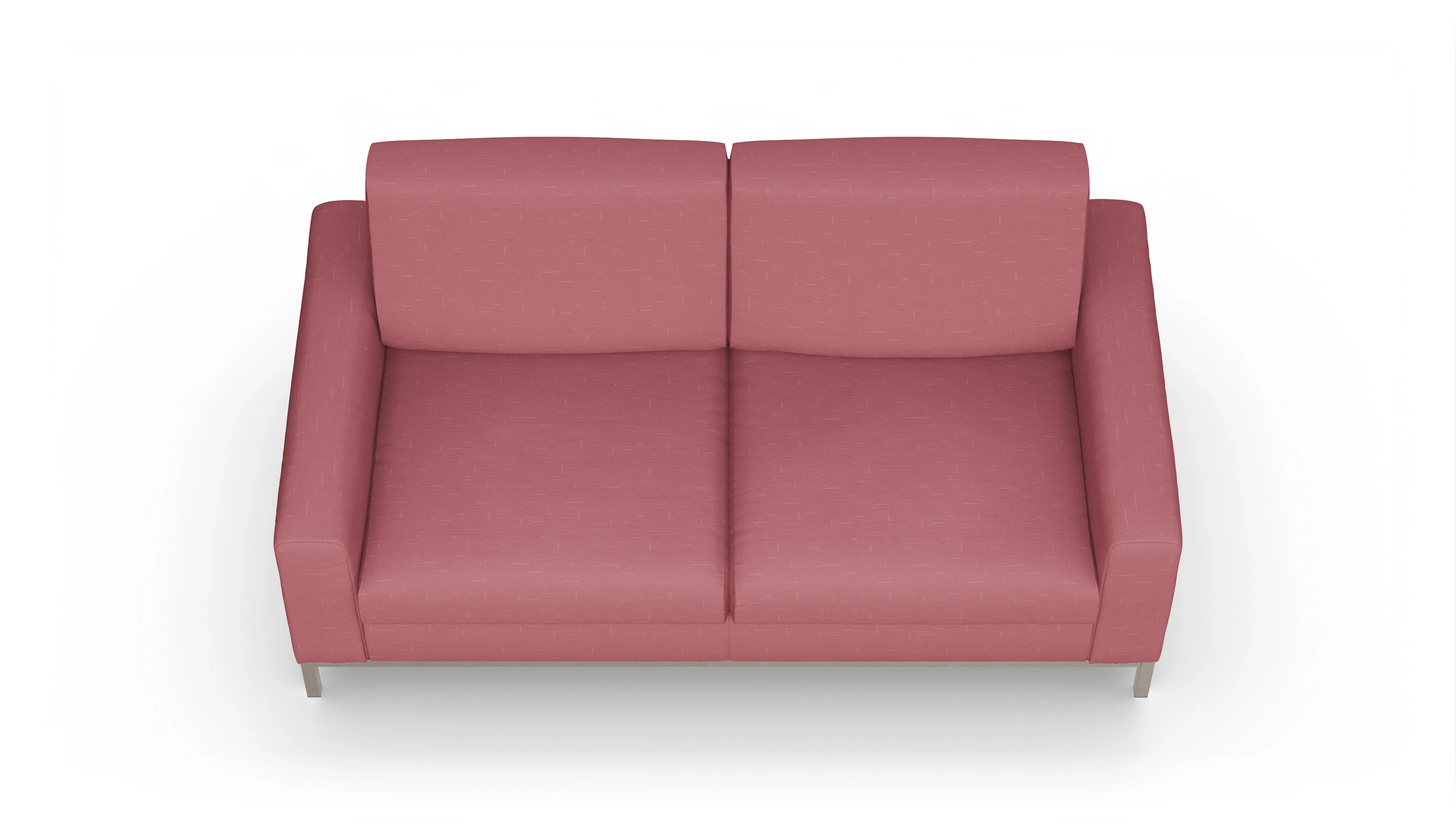 Designer-Schlafsofa Paglia Ansicht des Produktes Paglia 2,5-Sitzer in Stoff rot