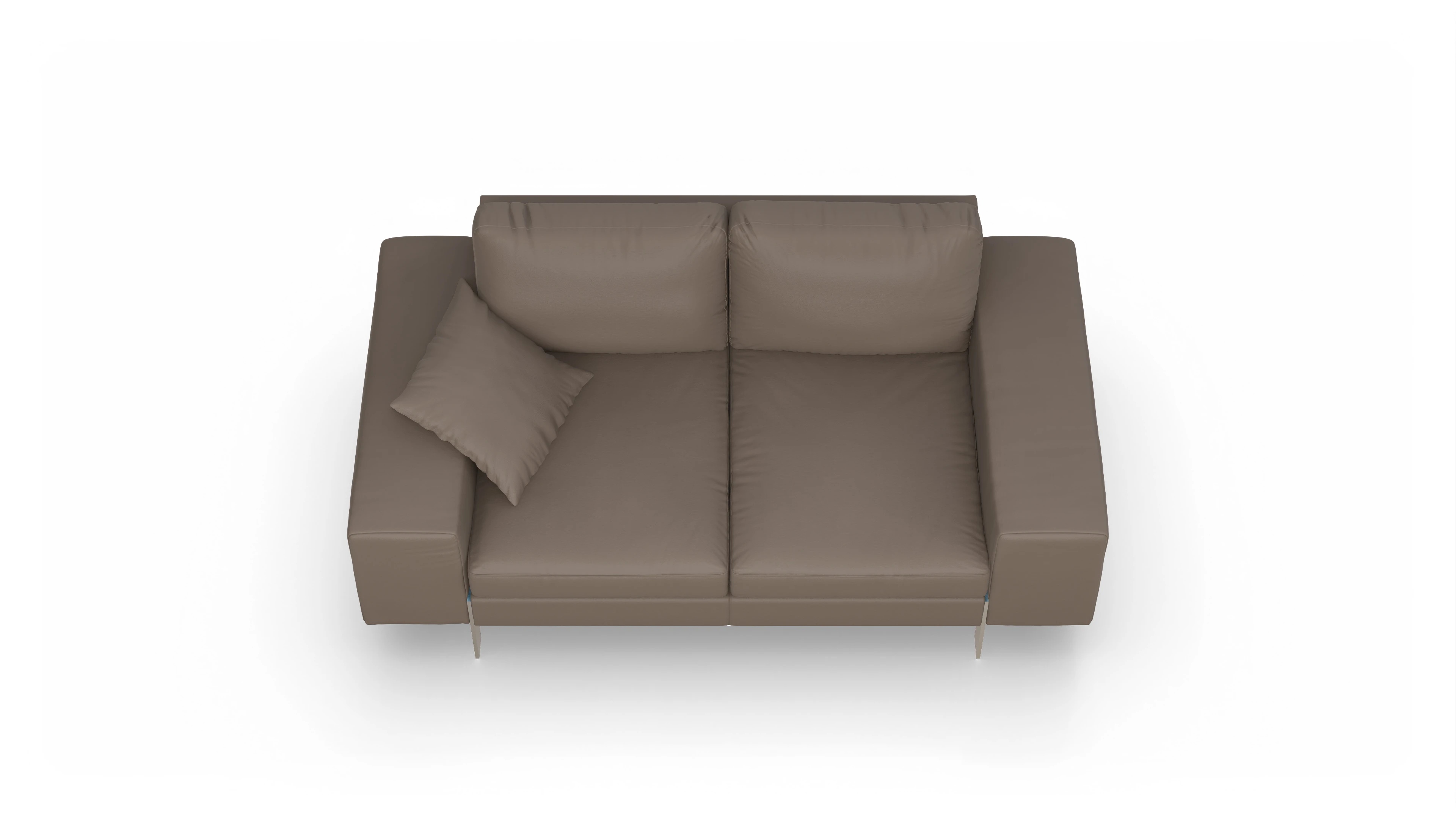 Ansicht des Produktes Catoira 2-Sitzer in Leder beige