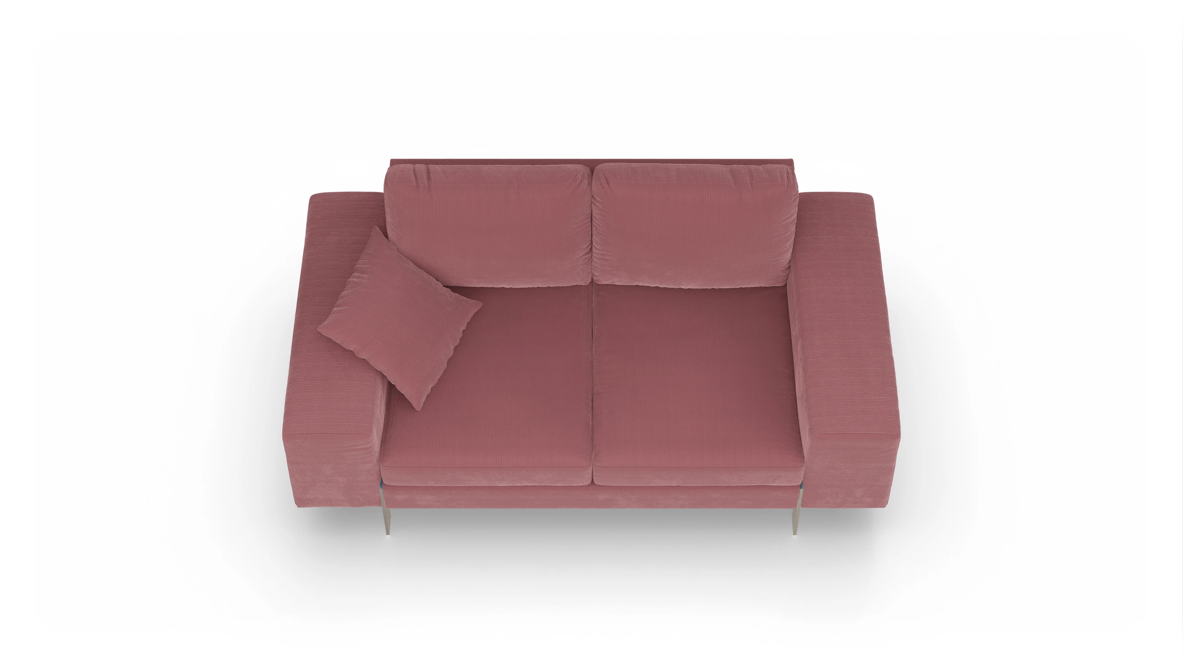 Ansicht des Produktes Catoira 2-Sitzer in Cord rot