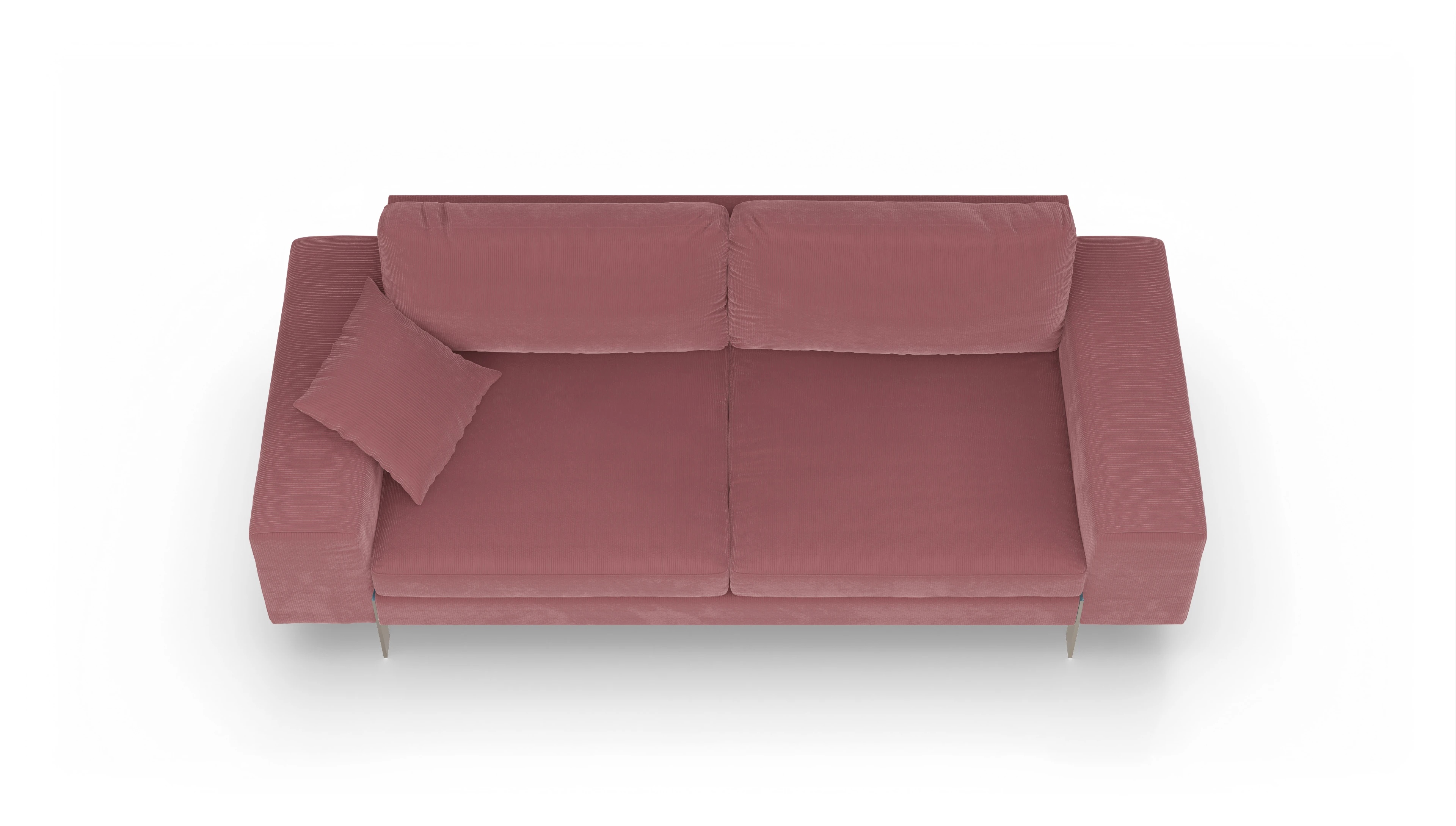 Ansicht des Produktes Catoira 3-Sitzer in Cord rot