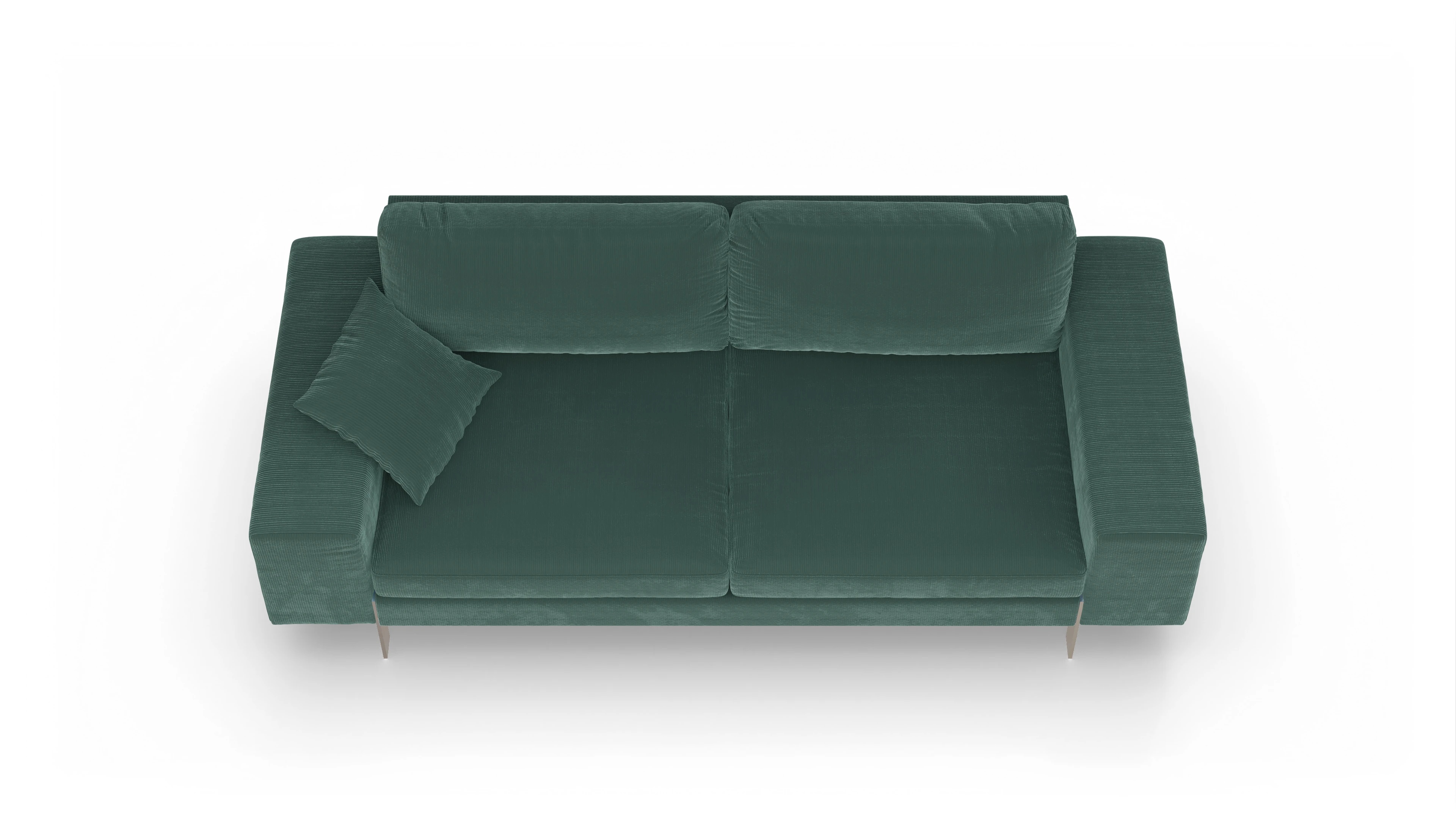 Ansicht des Produktes Catoira 3-Sitzer in Cord grün