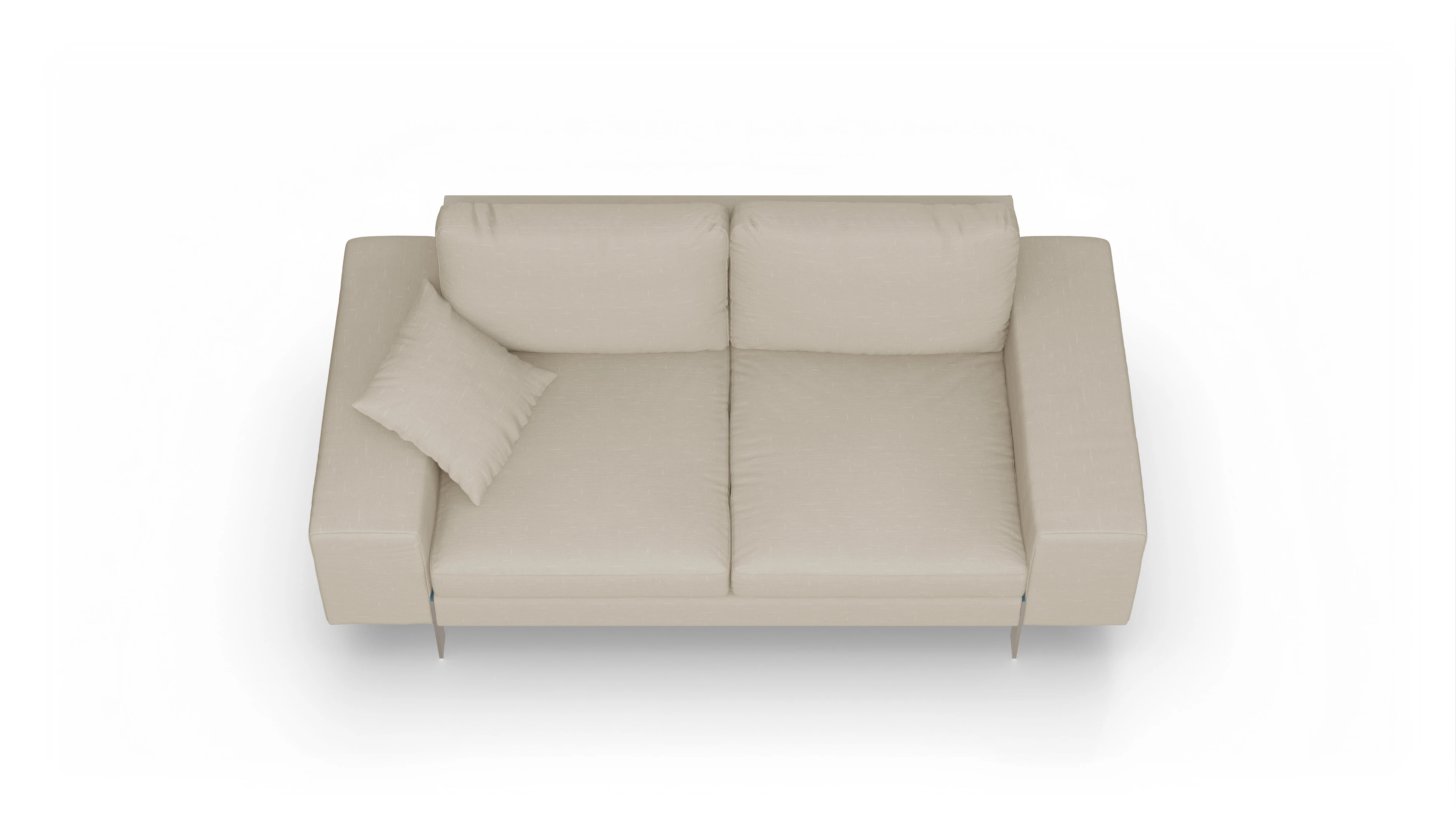 Catoira Stoffsofa Ansicht des Produktes Catoira 2,5-Sitzer in Stoff beige