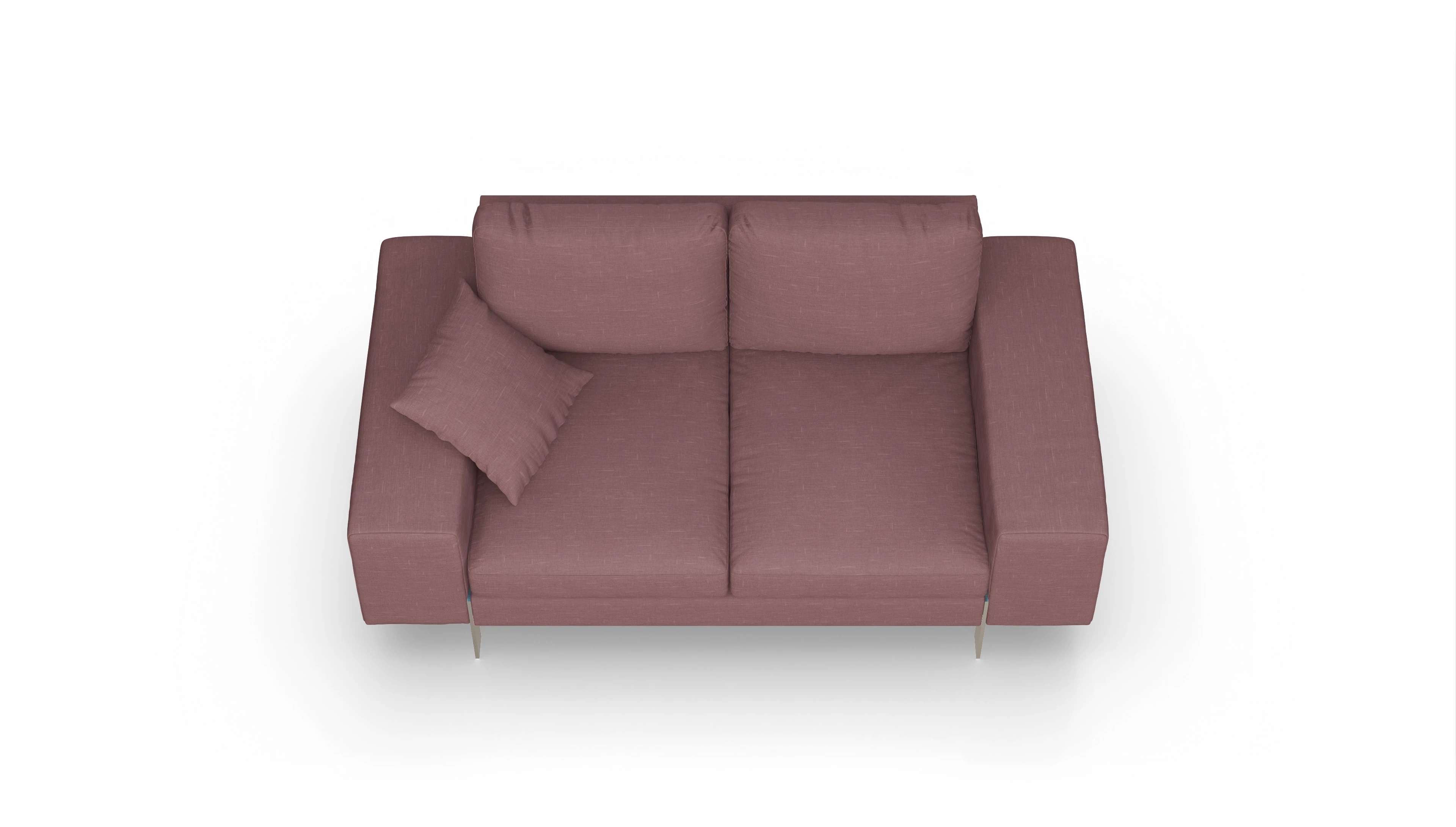 Ansicht des Produktes Catoira 2-Sitzer in Stoff rot