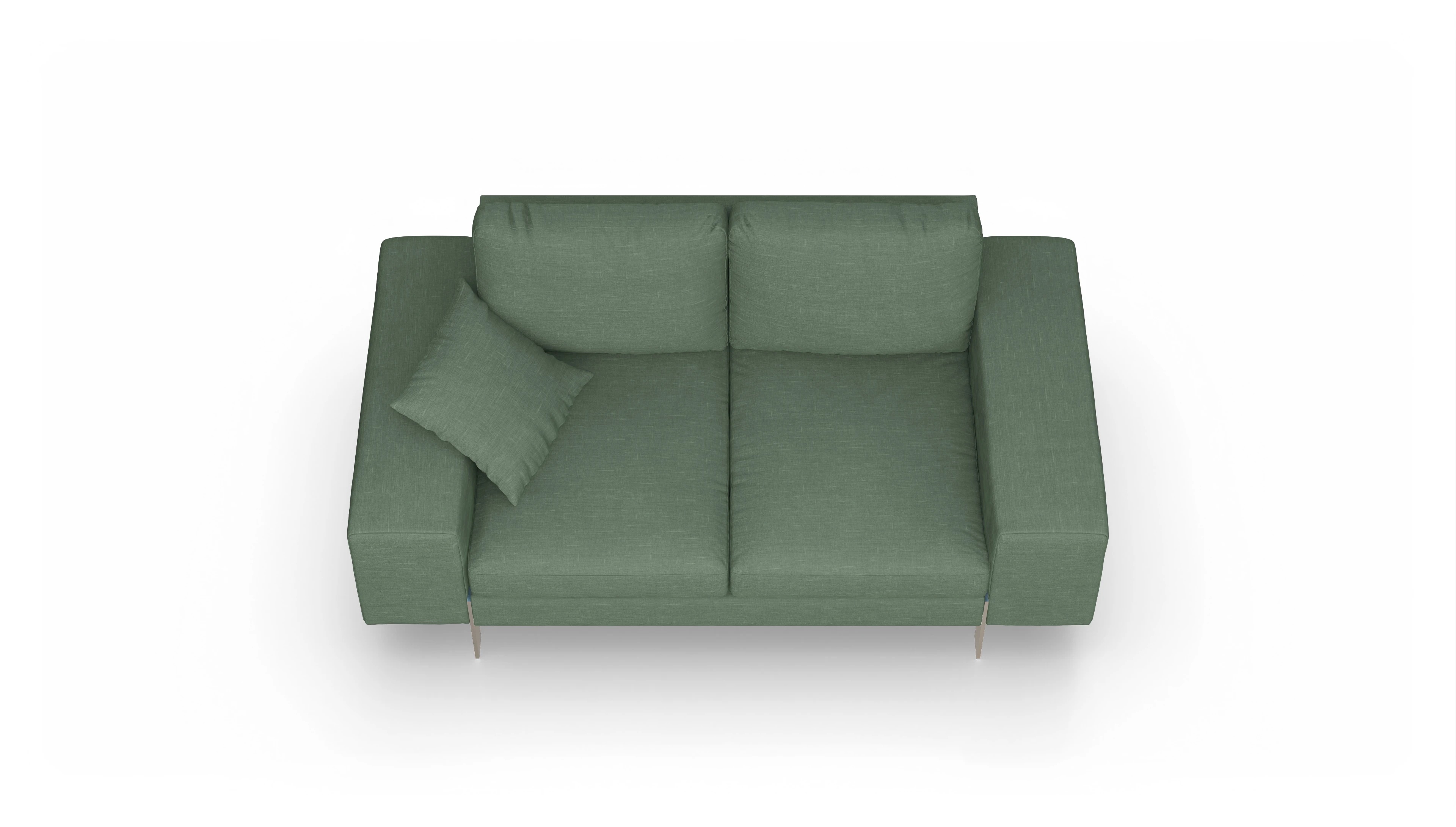 Ansicht des Produktes Catoira 2-Sitzer in Stoff grün