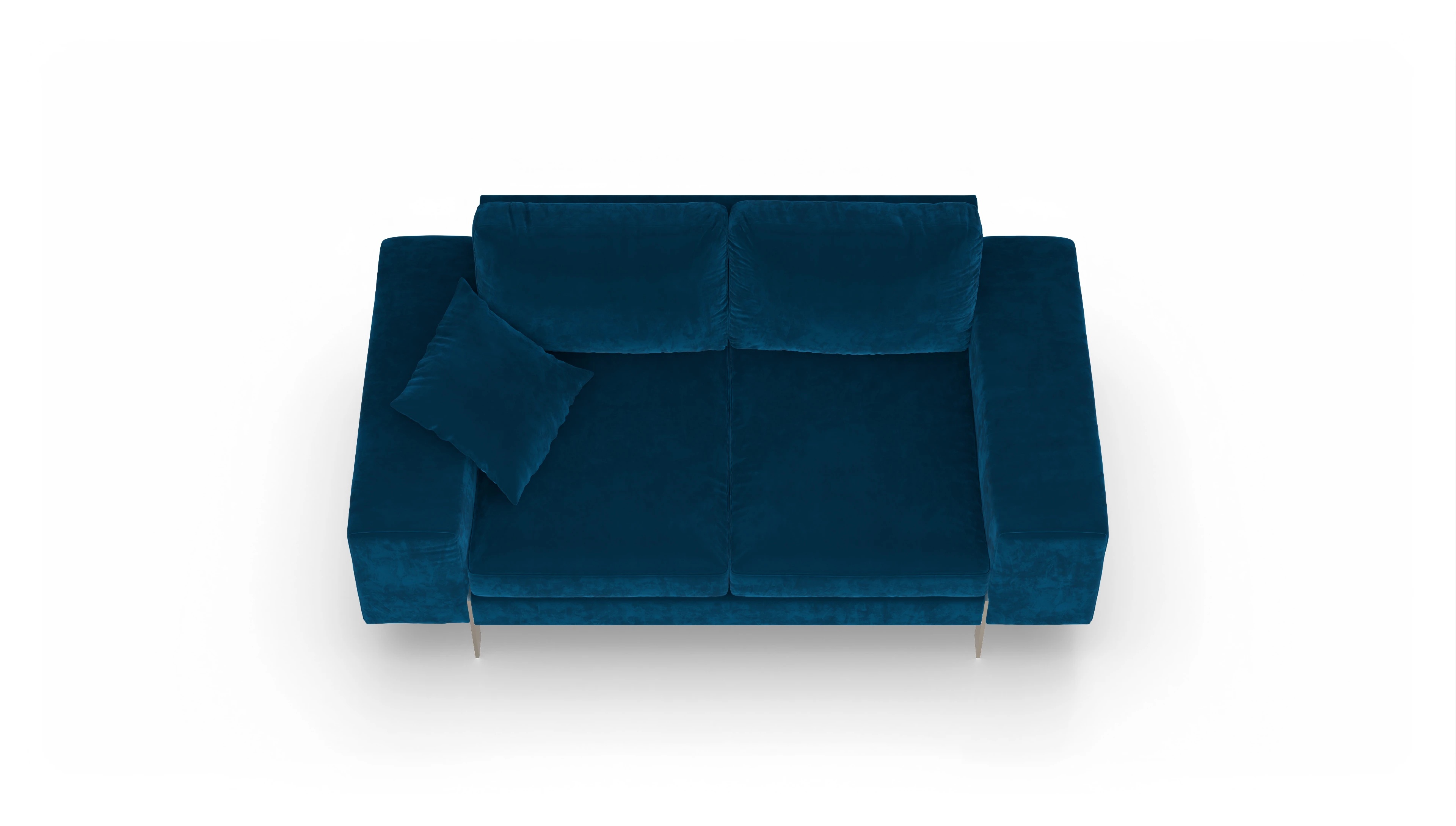 Ansicht des Produktes Catoira 2-Sitzer in Samt blau