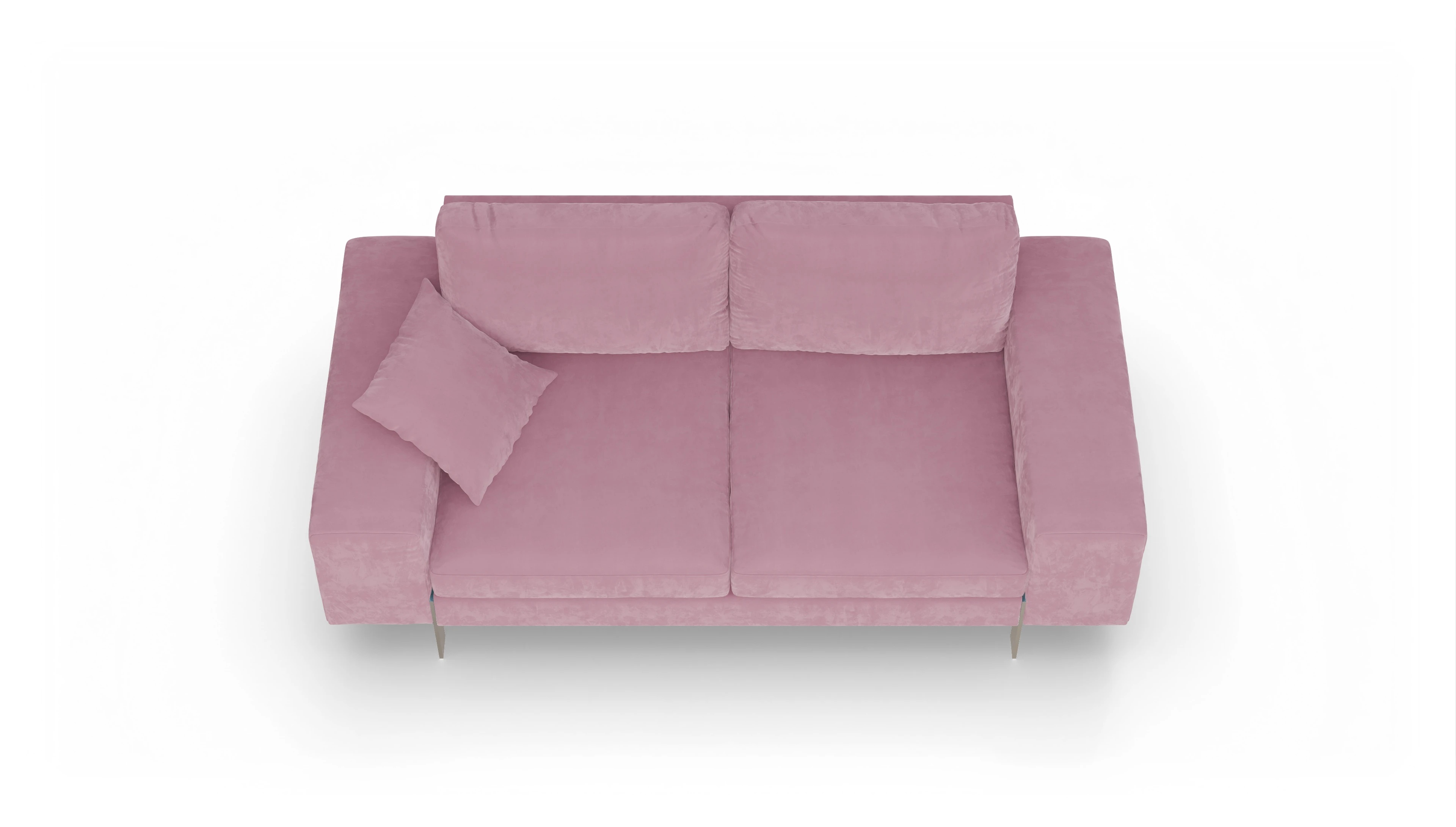 Ansicht des Produktes Catoira 2,5-Sitzer in Samt rot