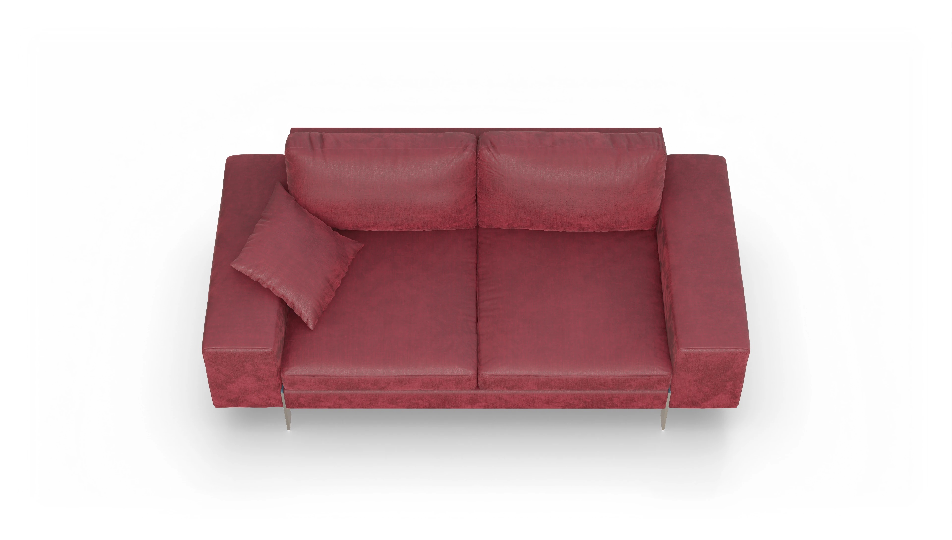 Ansicht des Produktes Catoira 2,5-Sitzer in Stoff rot