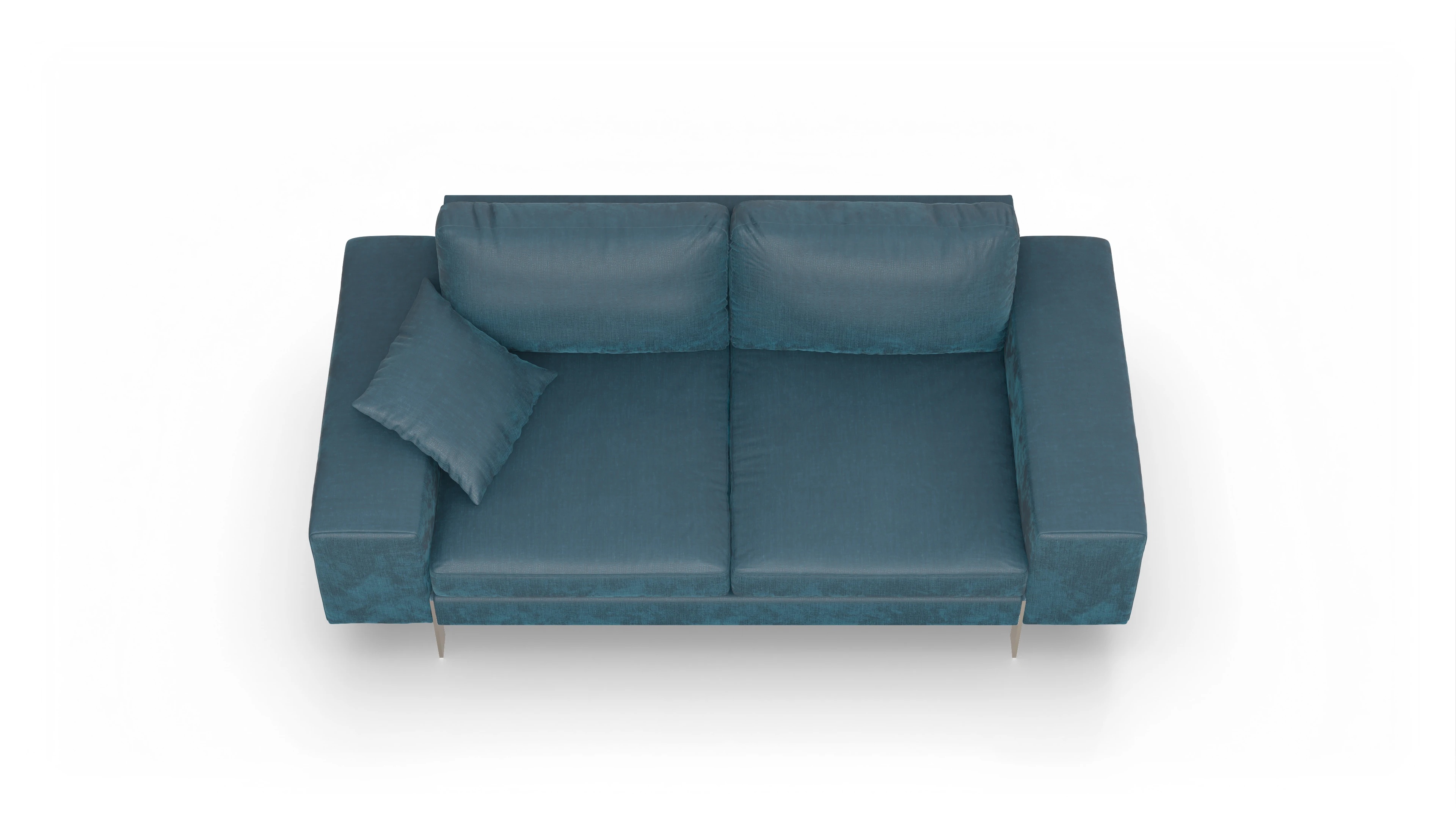 Ansicht des Produktes Catoira 2,5-Sitzer in Stoff blau