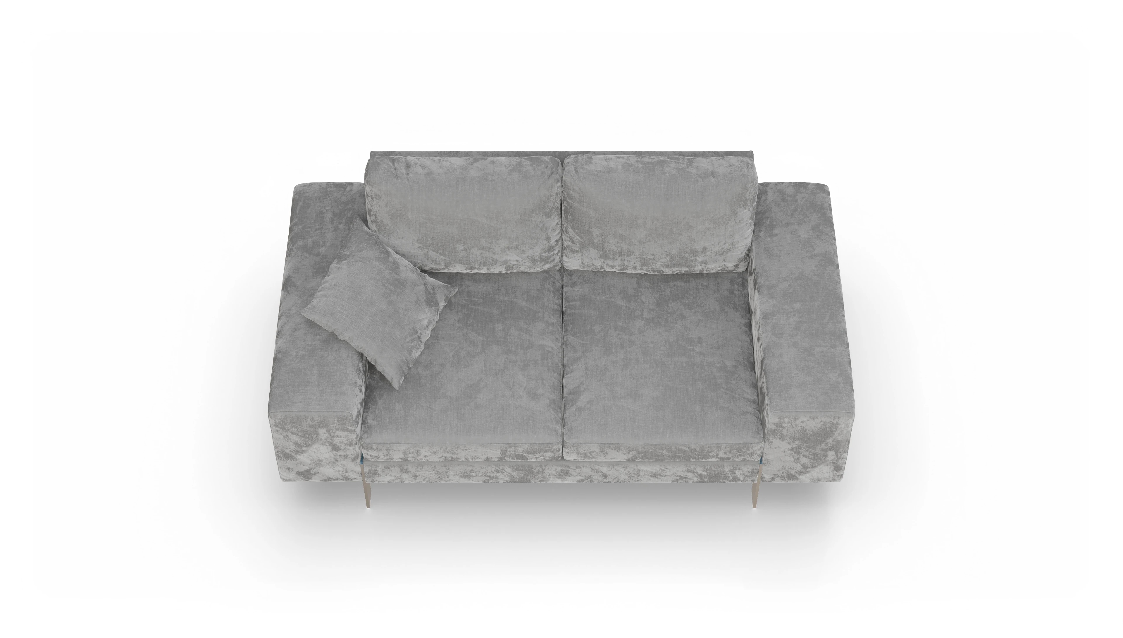 Ansicht des Produktes Catoira 2-Sitzer in Stoff grau