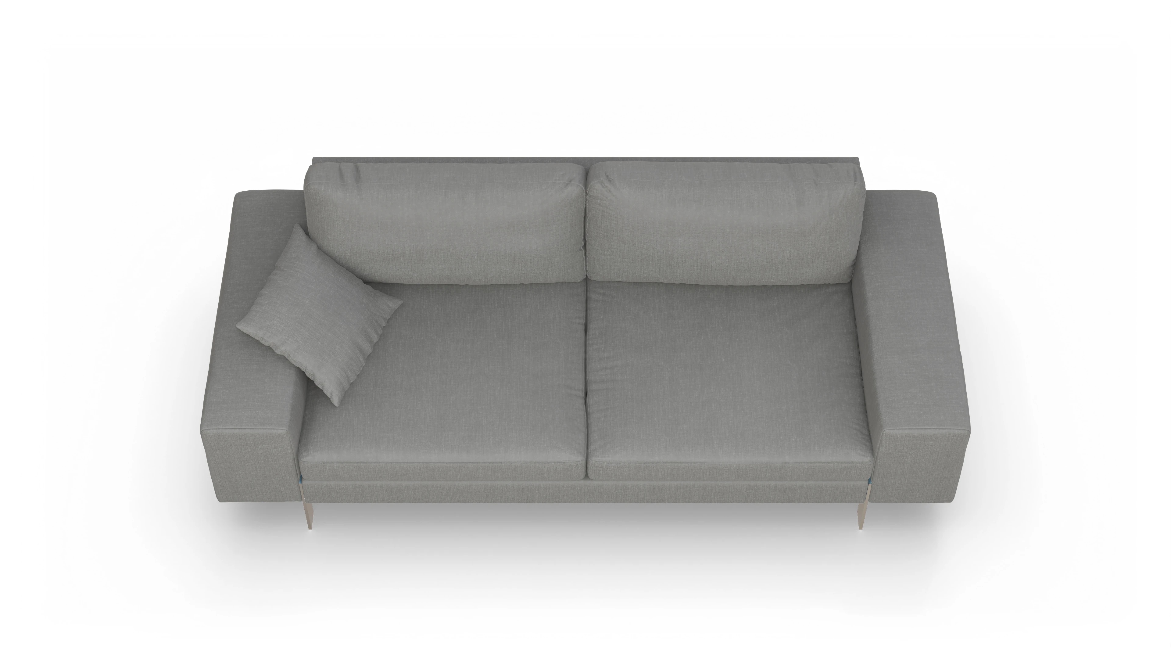 Ansicht des Produktes Catoira 3-Sitzer in Stoff grau