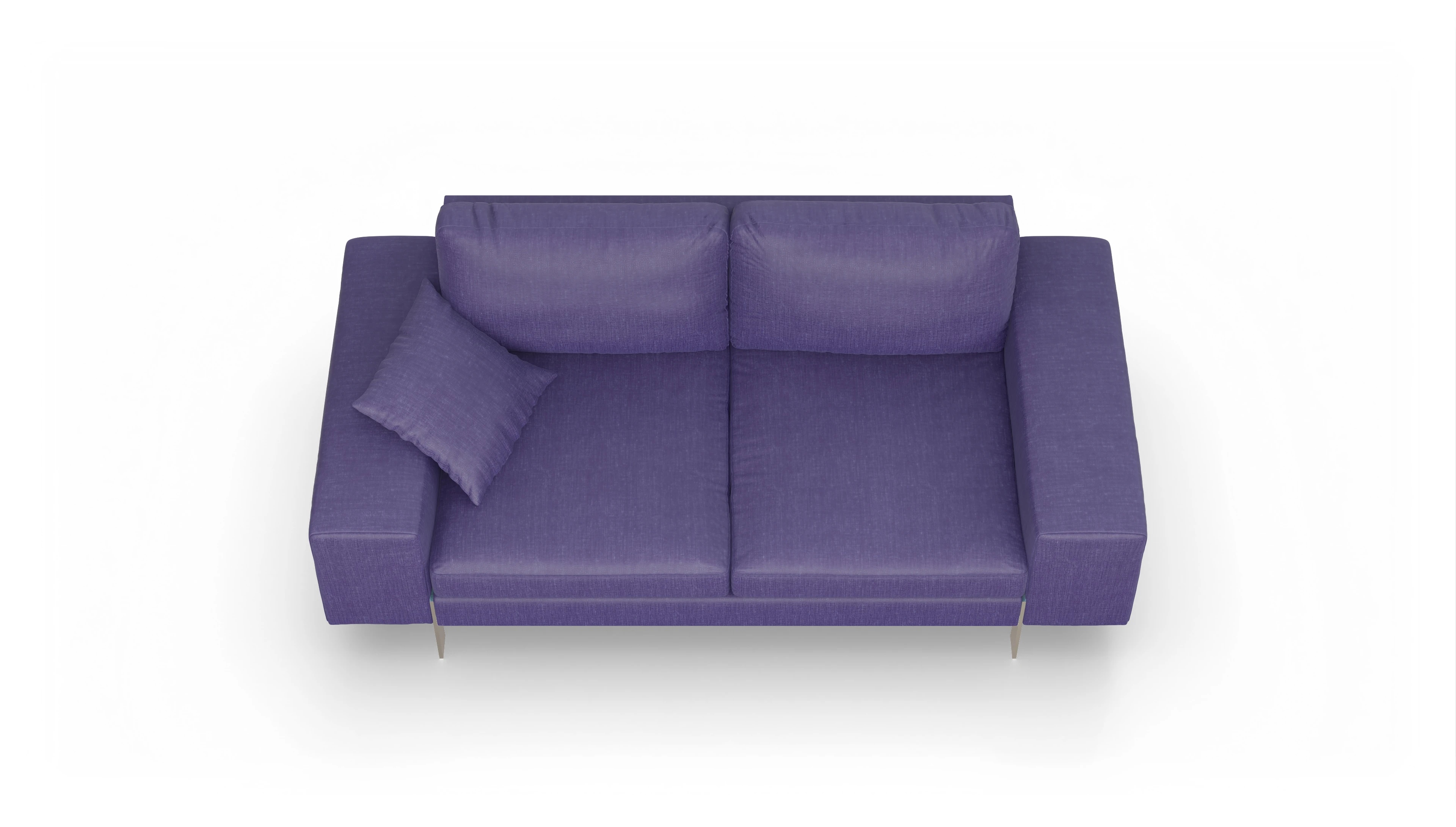 Ansicht des Produktes Catoira 2,5-Sitzer in Stoff blau