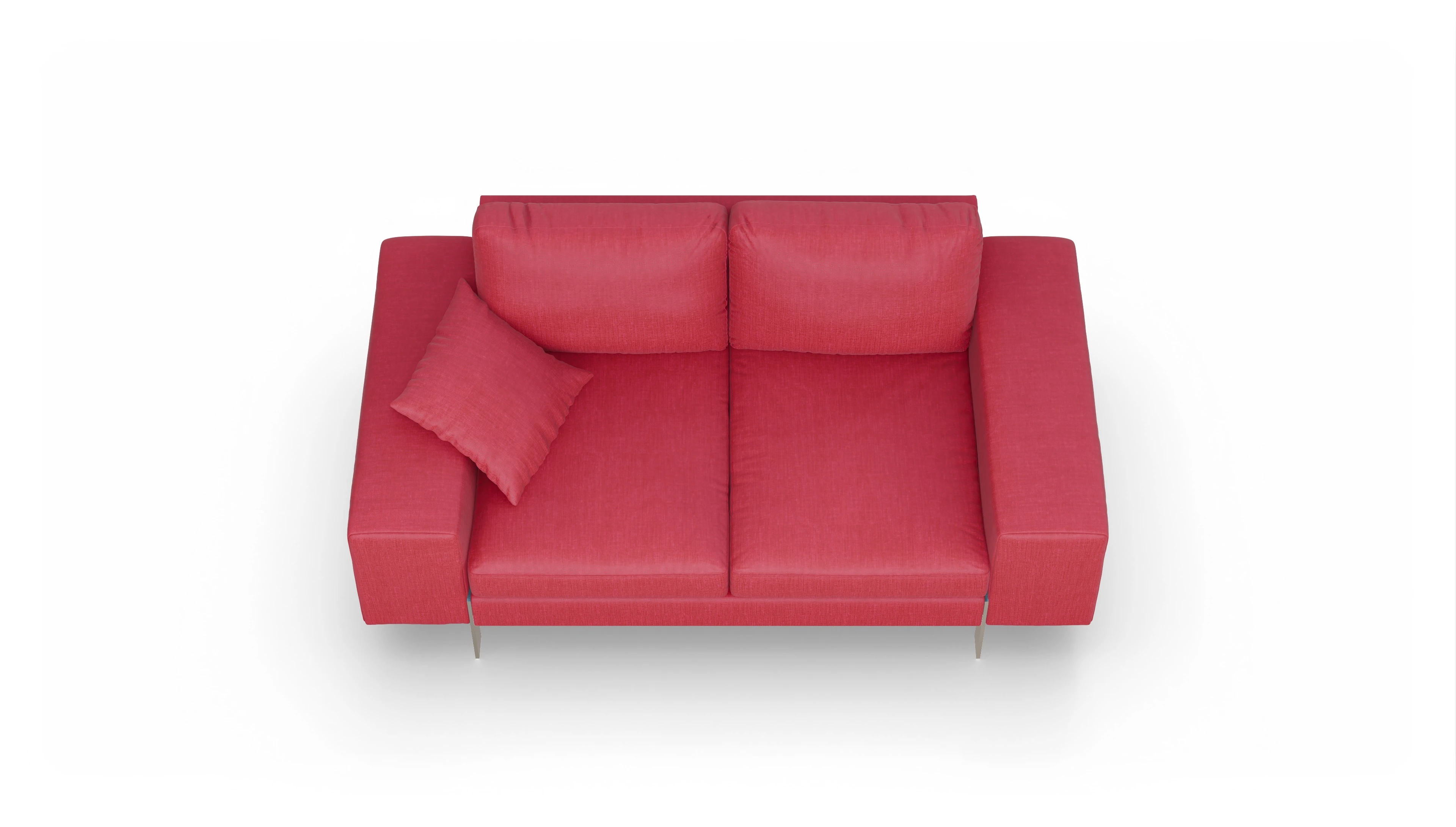 Ansicht des Produktes Catoira 2-Sitzer in Stoff rot