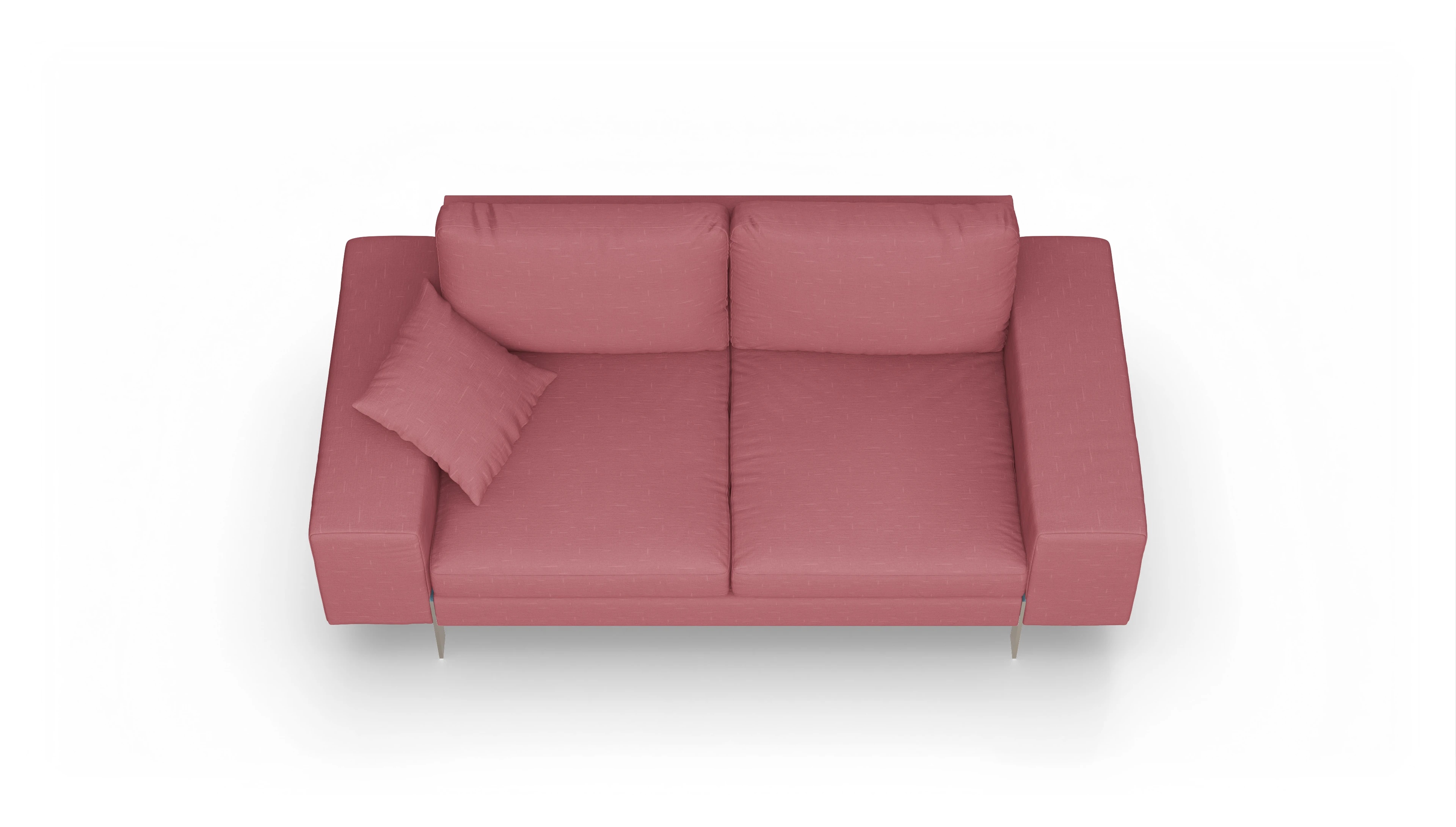 Catoira Stoffsofa Ansicht des Produktes Catoira 2,5-Sitzer in Stoff rot