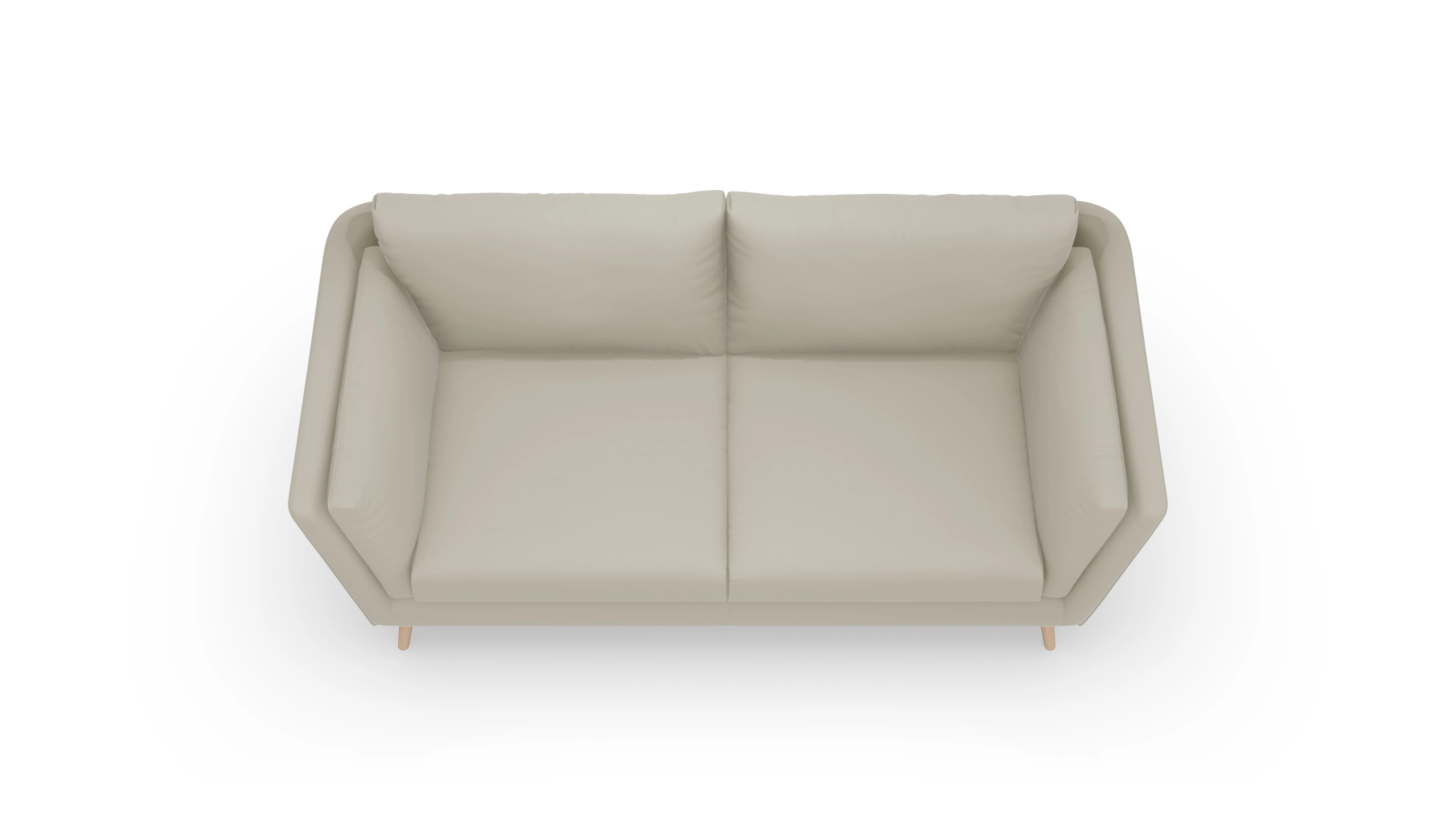 Ansicht des Produktes Sira 3-Sitzer in Leder beige