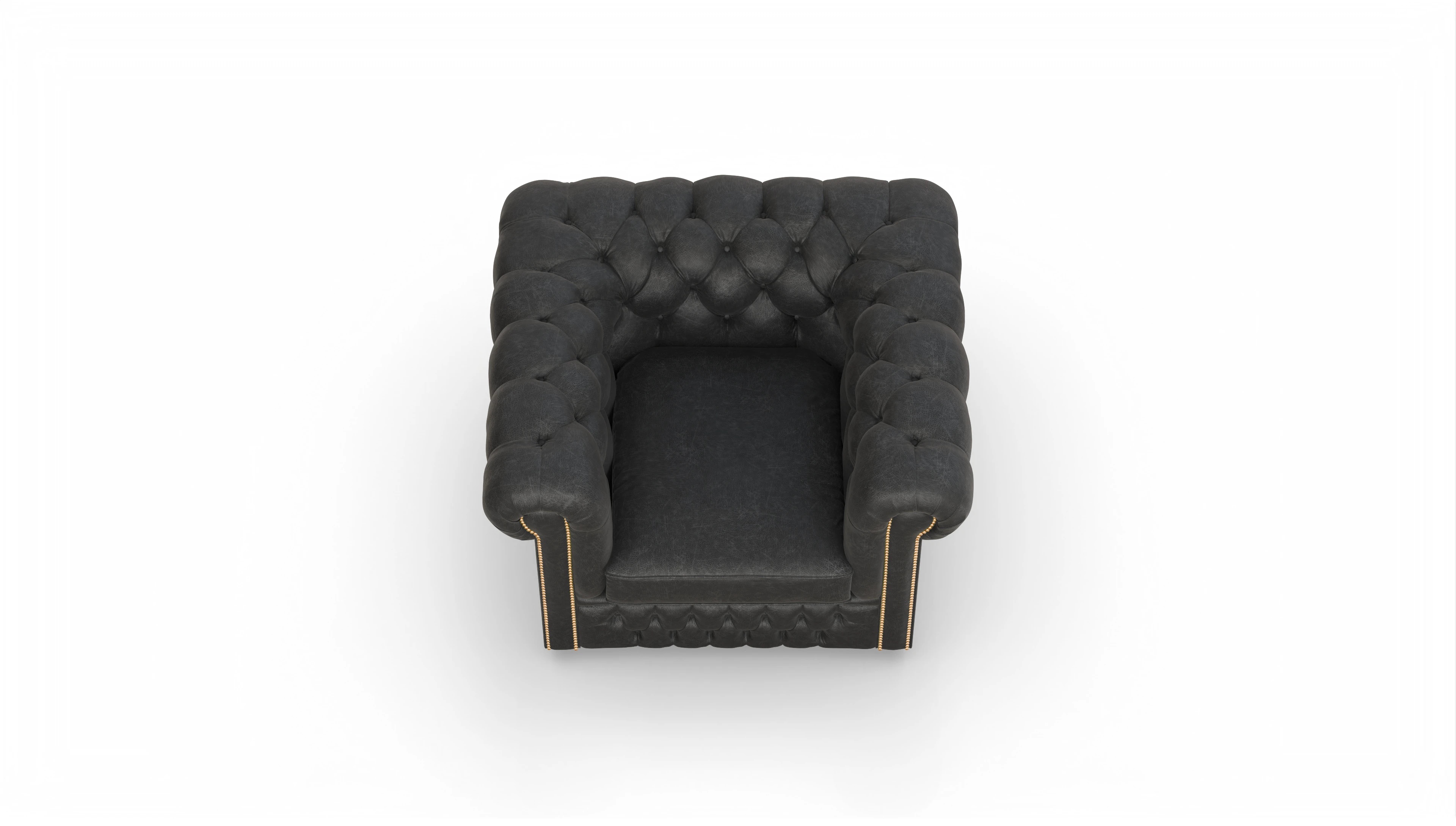Ansicht des Produktes Islington Sessel in Leder schwarz