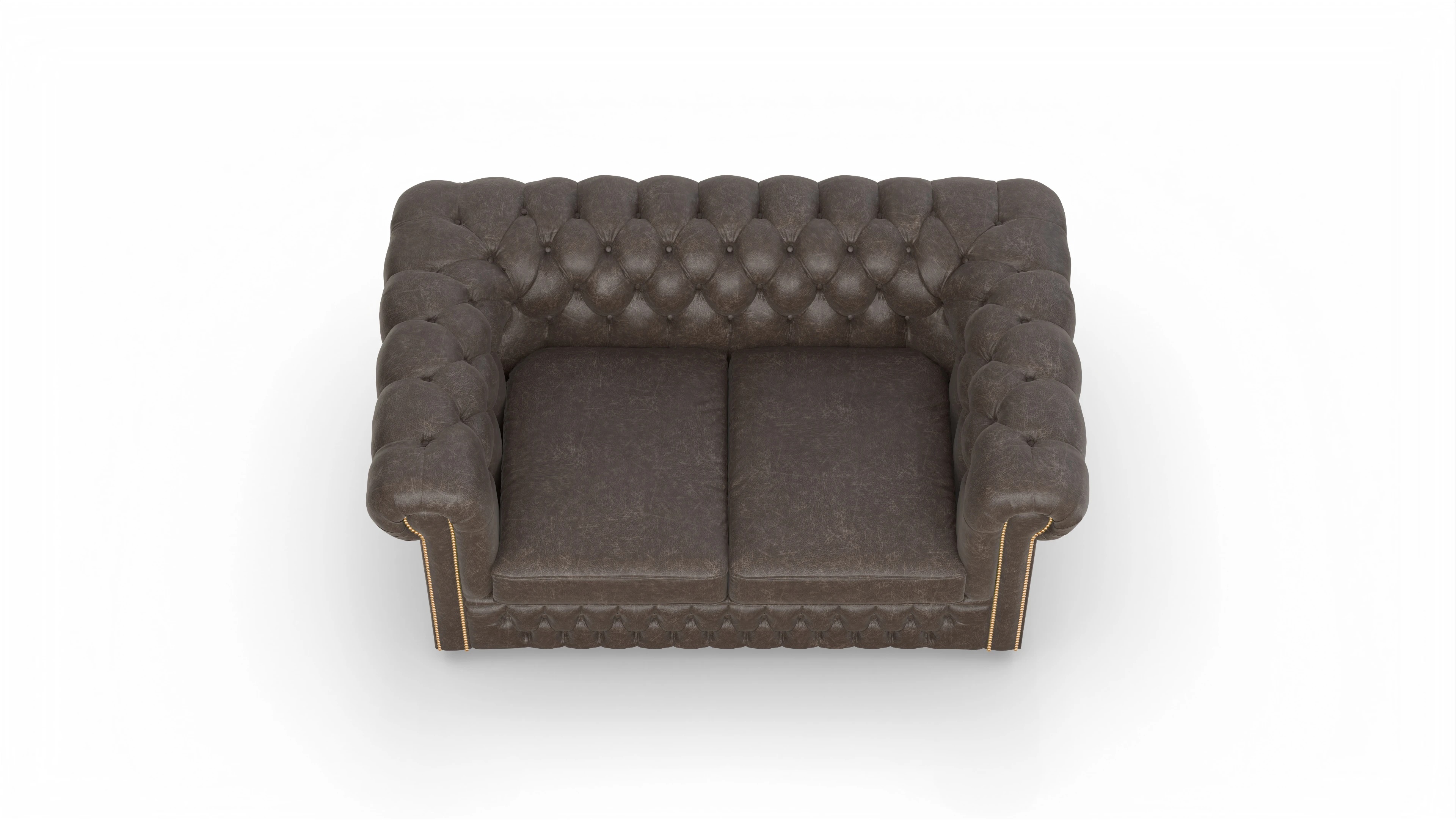 Ansicht des Produktes Islington 2-Sitzer in Leder braun
