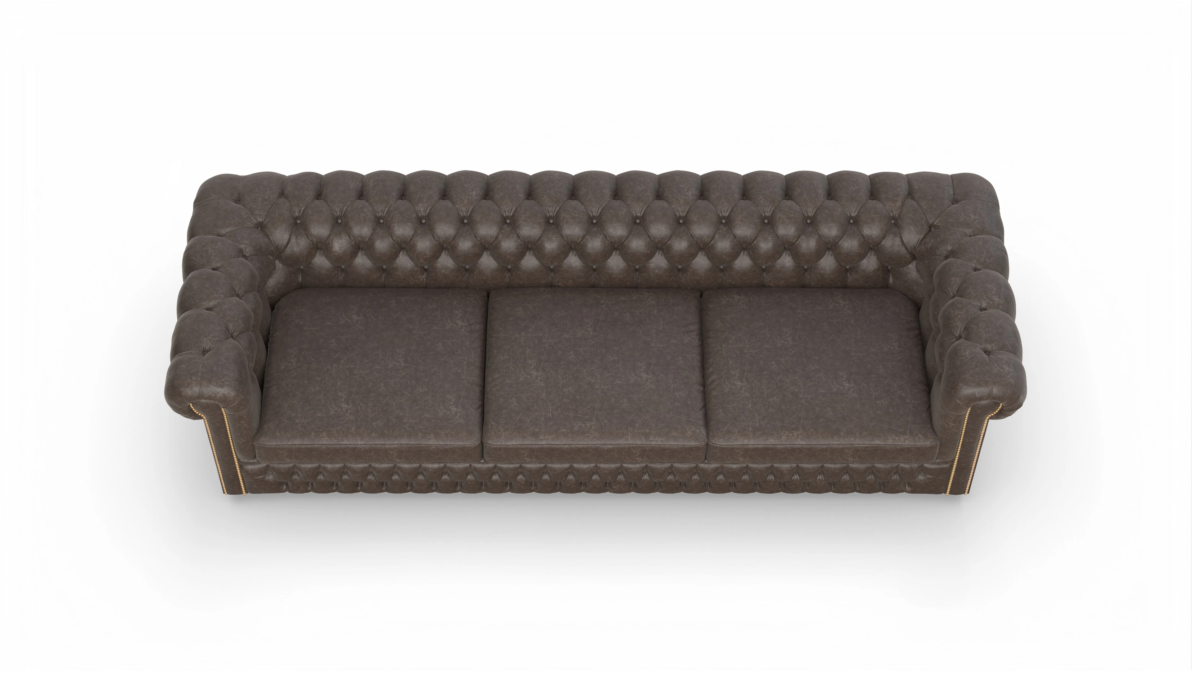 Ansicht des Produktes Islington 4-Sitzer in Leder braun