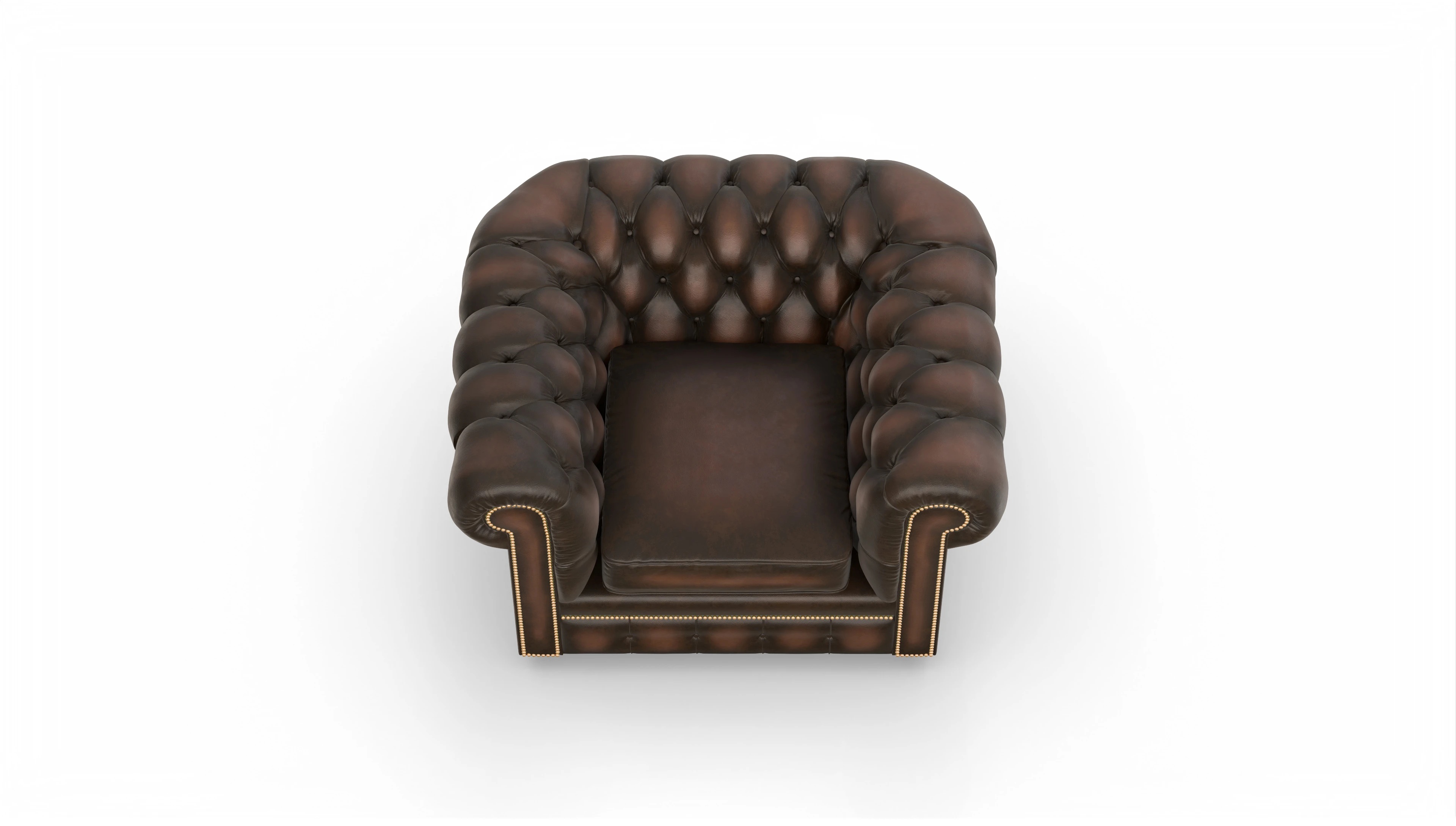 Ansicht des Produktes William Sessel in Leder braun