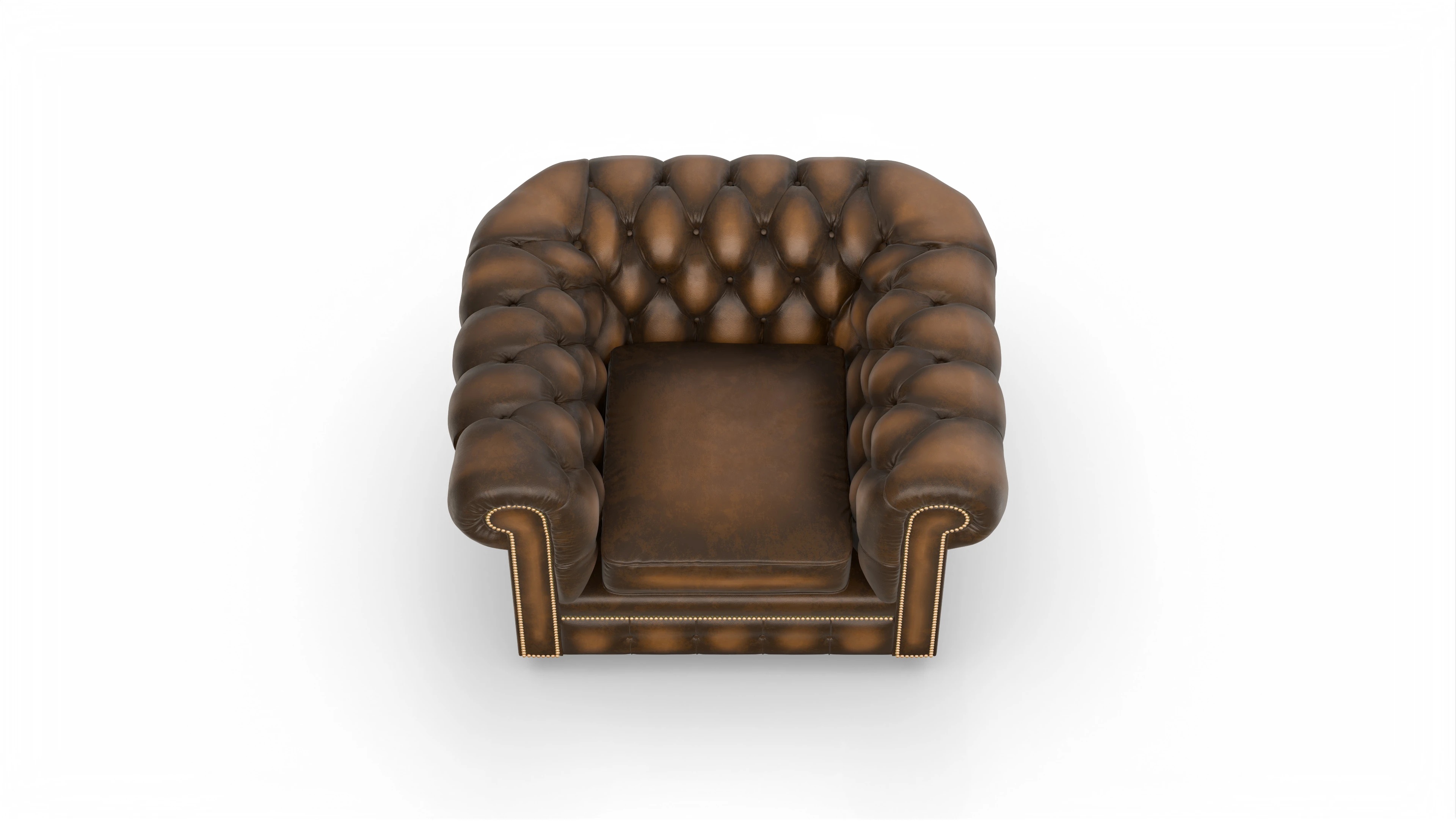 Ansicht des Produktes William Sessel in Leder braun